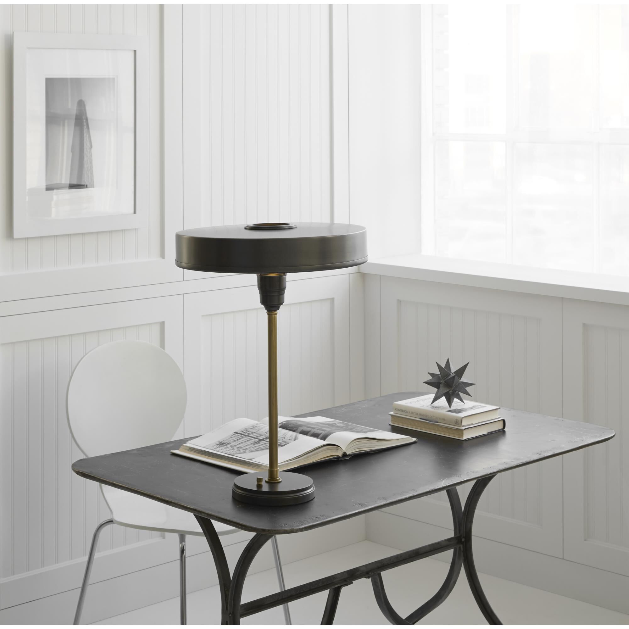 Thomas O'Brien Carlo 21 Inch Desk Lamp,