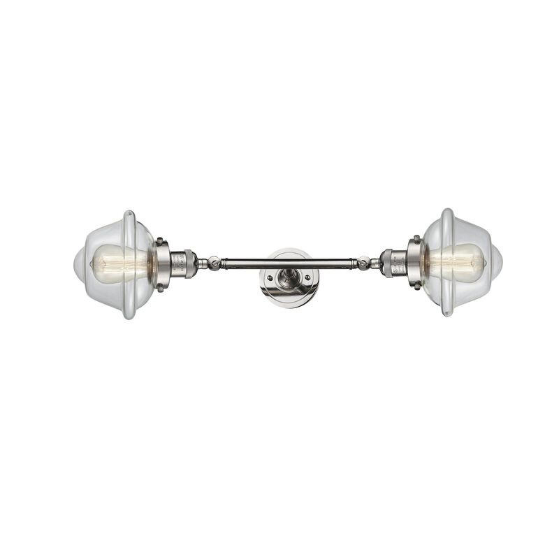 Bruno Marashlian Small Oxford 17 Inch 2 Light Bath Vanity Light by Innovations Lighting