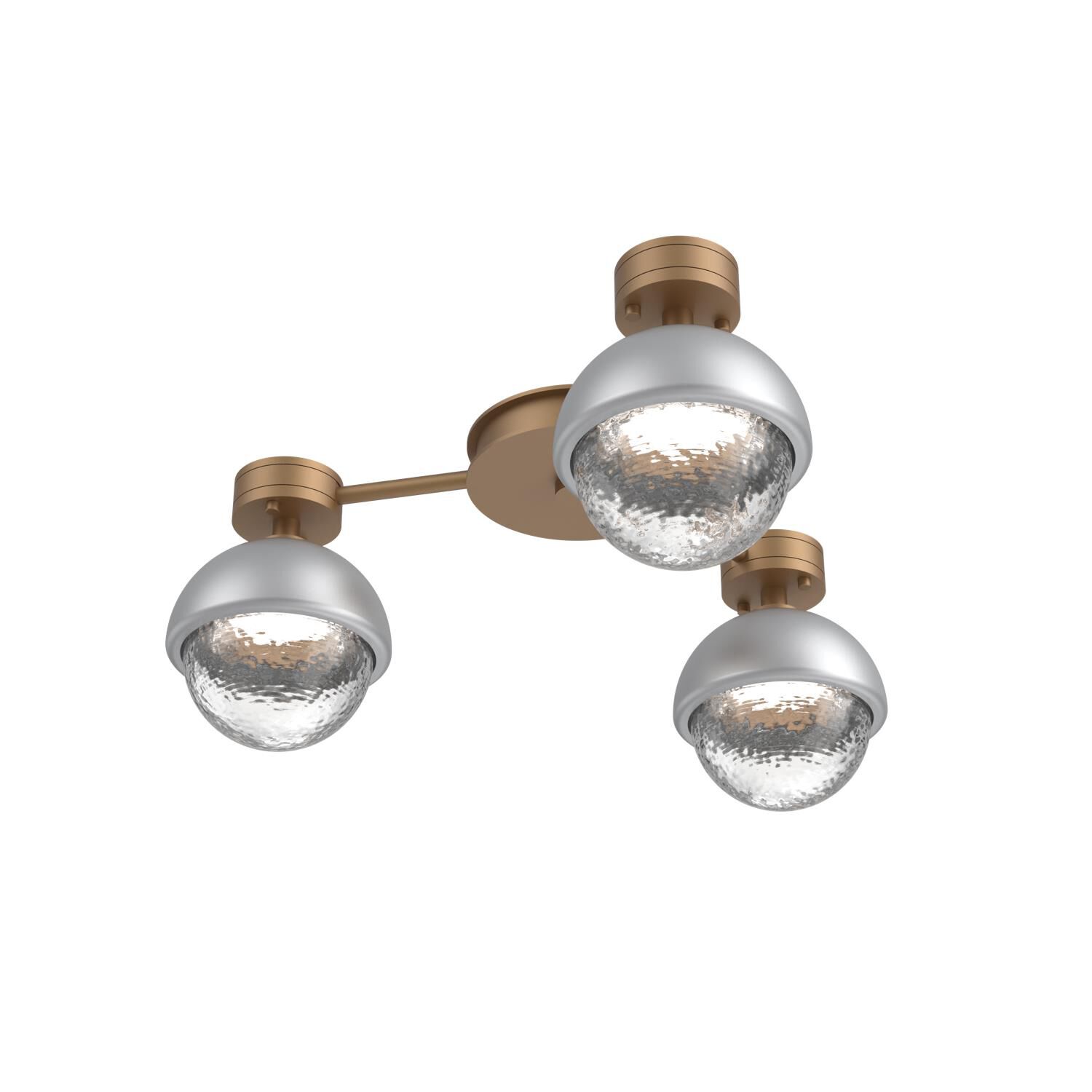 Levi Wilson Cabochon 23 Inch Flush Mount by Hammerton Studio