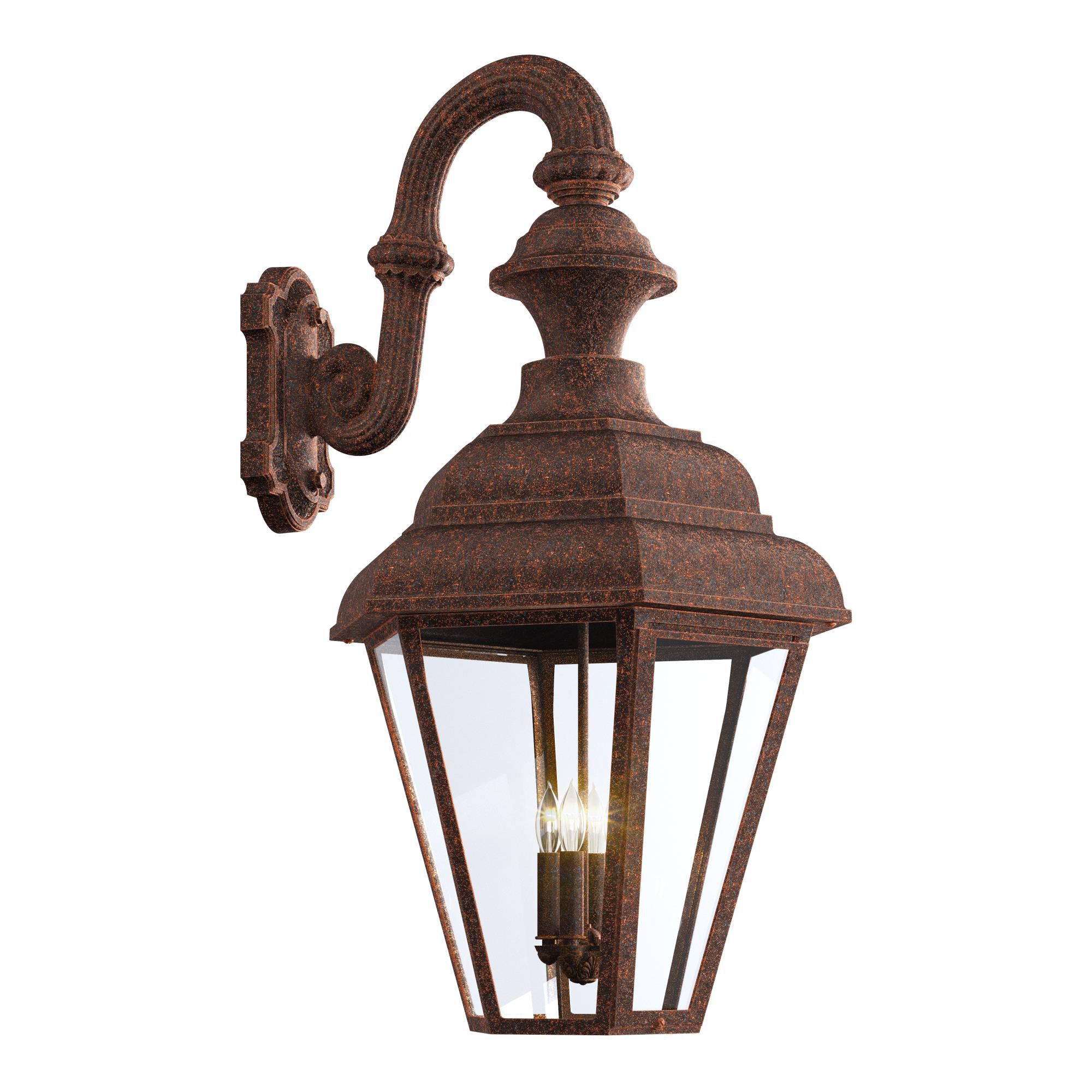 Jamestown 45 Inch Tall 4 Light Outdoor Wall Light by Hanover Lantern