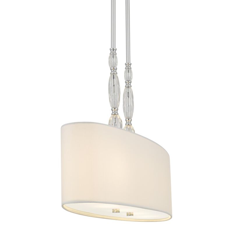 Stone 42 Inch Linear Suspension Light by Quoizel