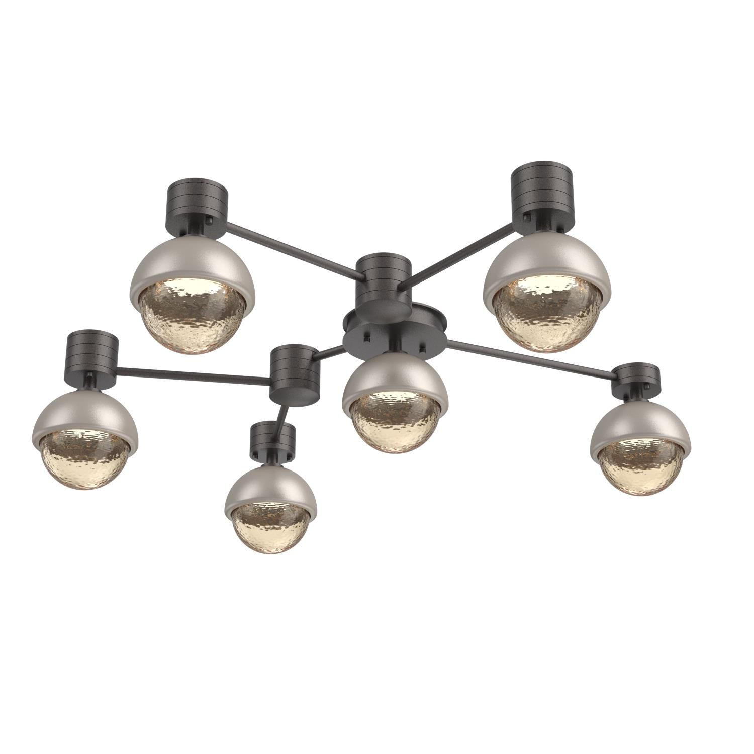 Levi Wilson Cabochon 42 Inch Flush Mount by Hammerton Studio