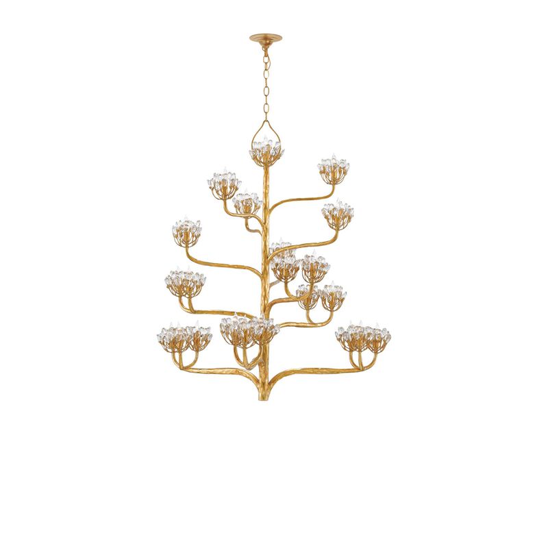 Agave Americana 42 Inch 22 Light Chandelier by Currey and Company
