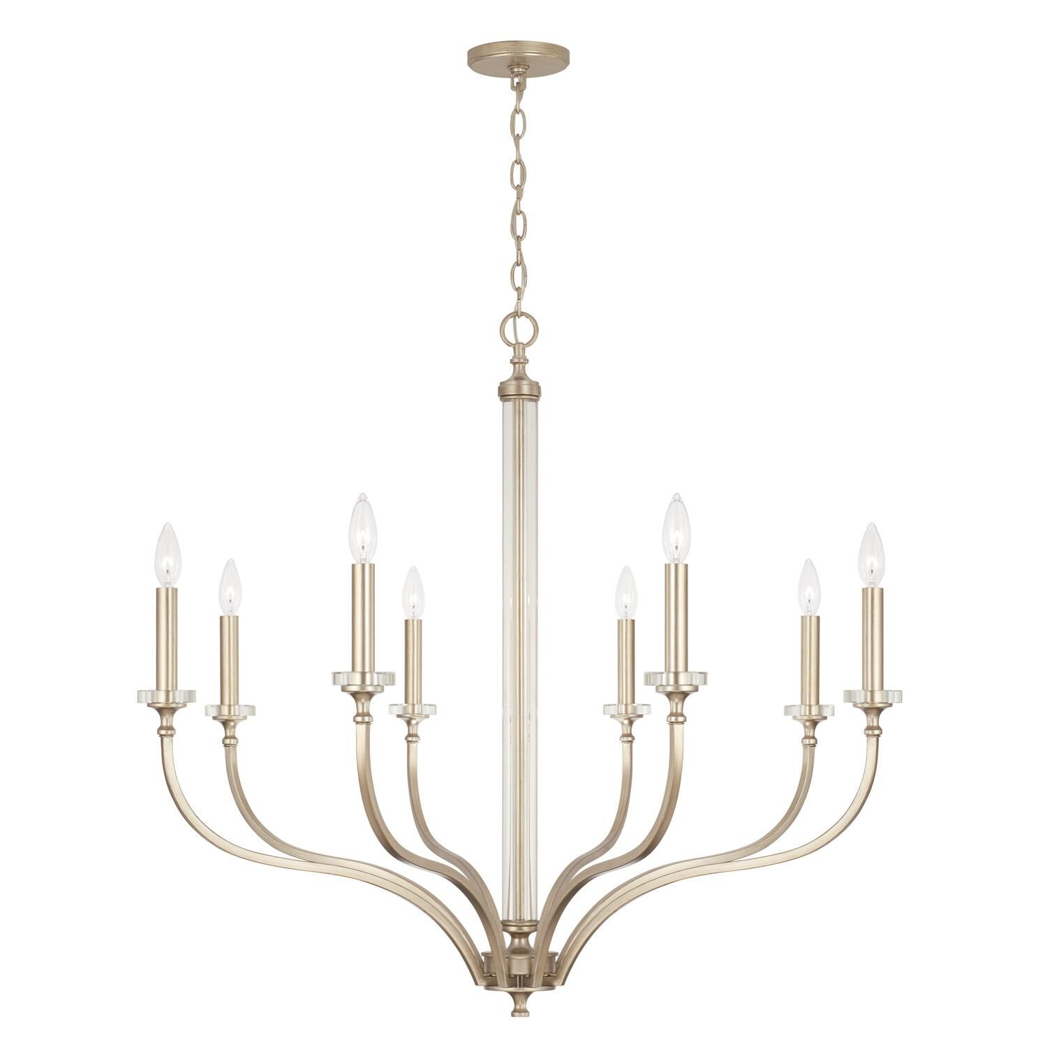 Breigh 38 Inch 8 Light Chandelier by Capital Lighting Fixture Company