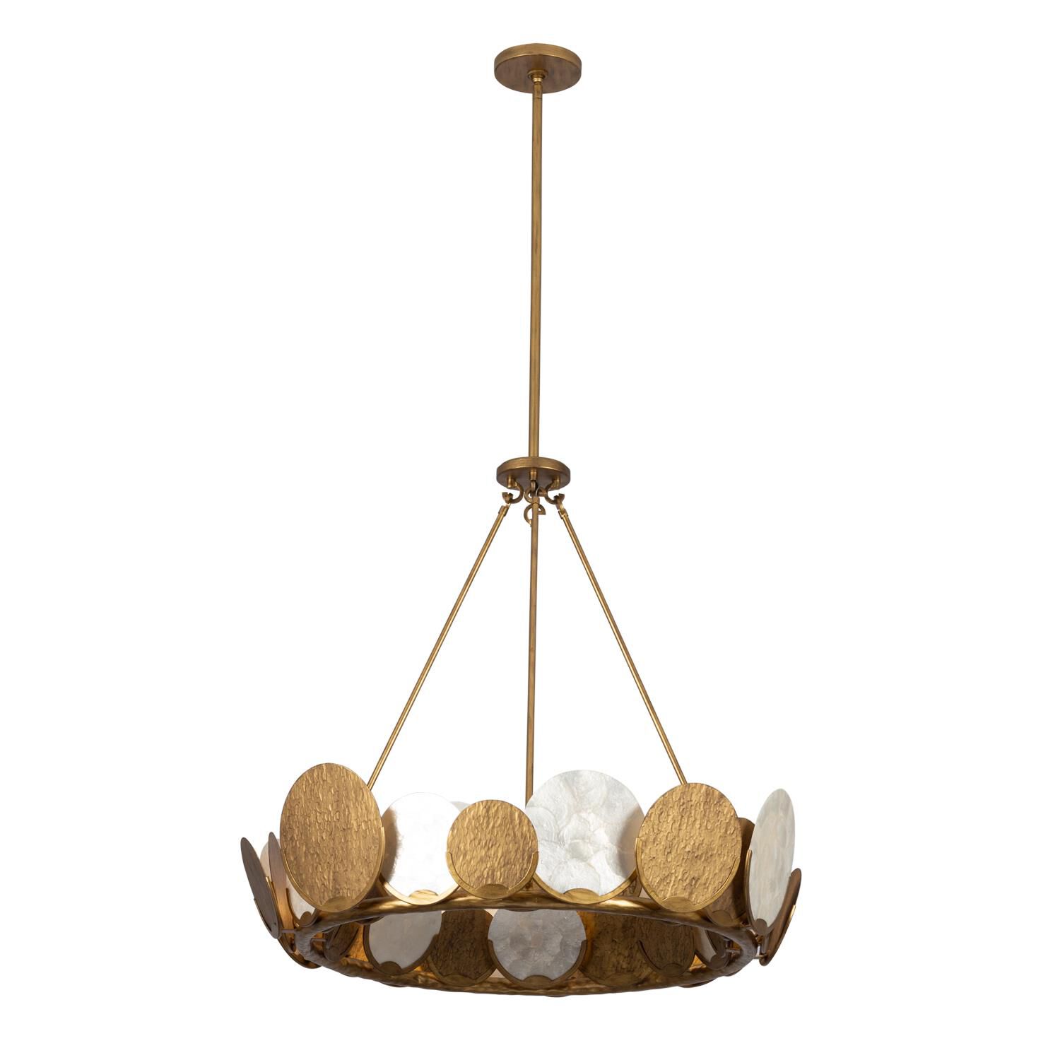 Shown in Rustic Gold finish