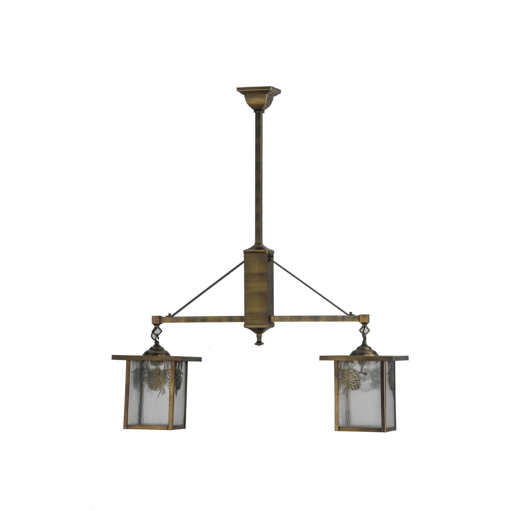 Hyde Park 35 Inch 2 Light Linear Suspension Light by Meyda Lighting