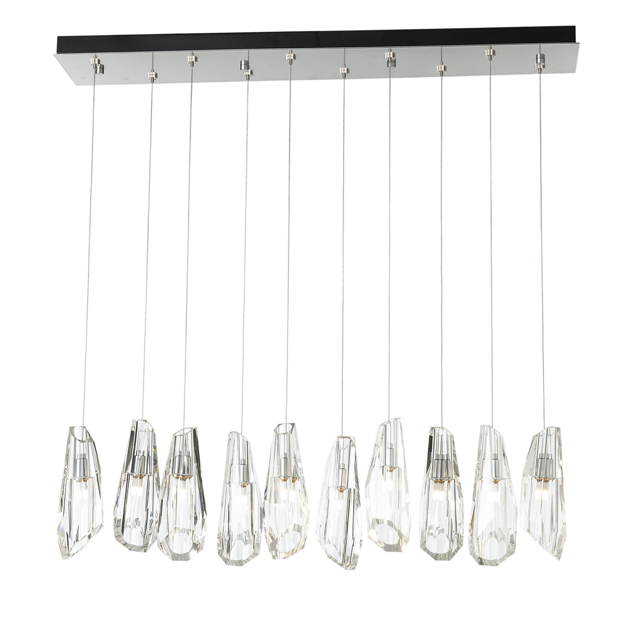 Shown in Sterling finish and Crystal accent