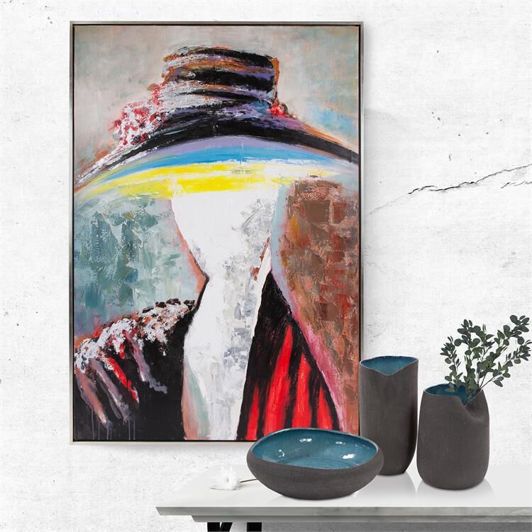 Lady Marta Hand Painted Original Art Painting by Howard Elliott Collection