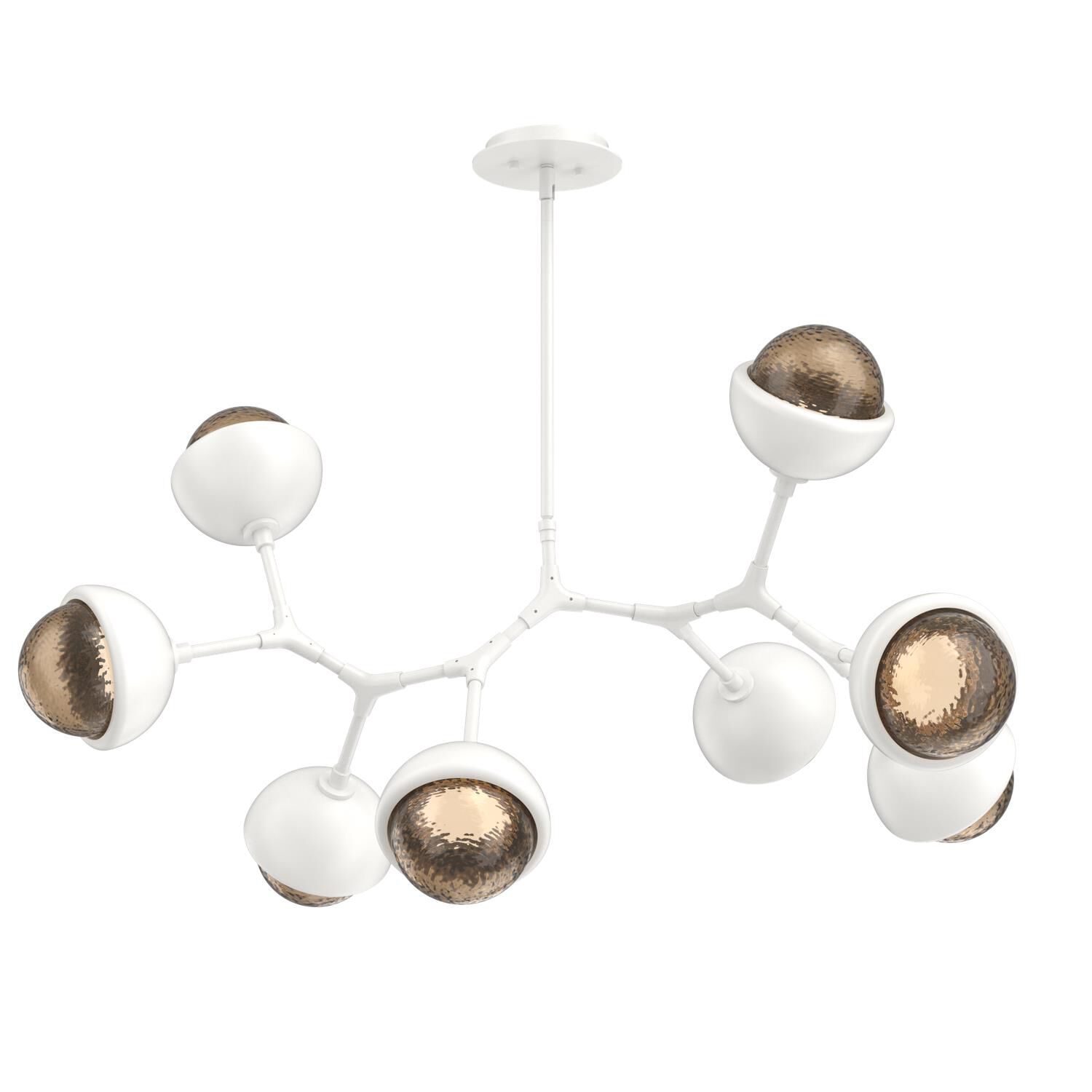 Levi Wilson Cabochon 38 Inch Linear Suspension Light by Hammerton Studio