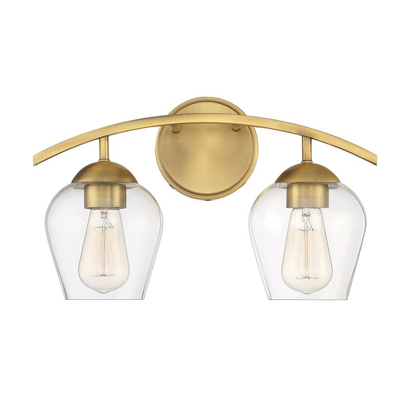 16 Inch 2 Light LED Bath Vanity Light by Meridian Lighting