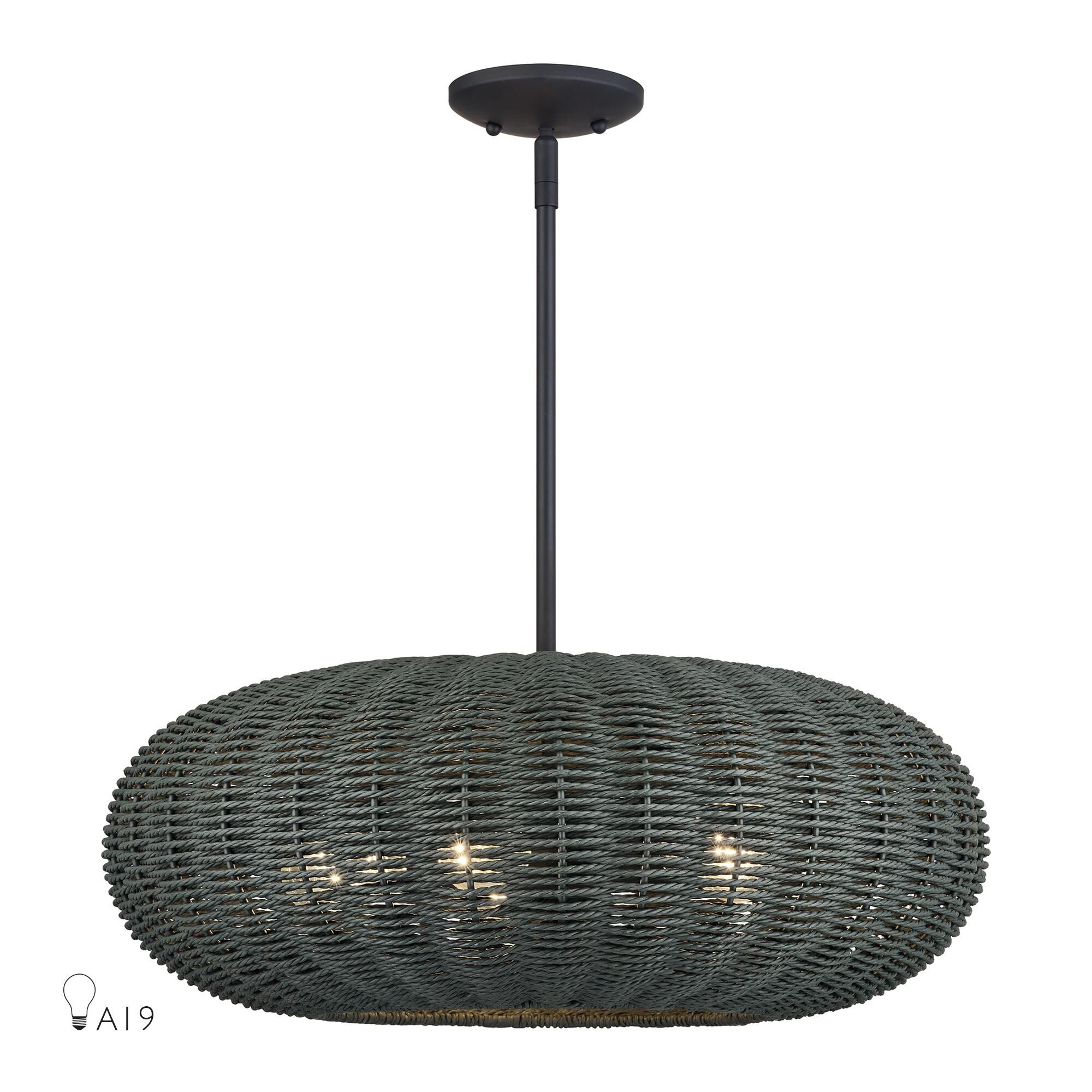 Deluna 22 Inch Large Pendant by Livex Lighting