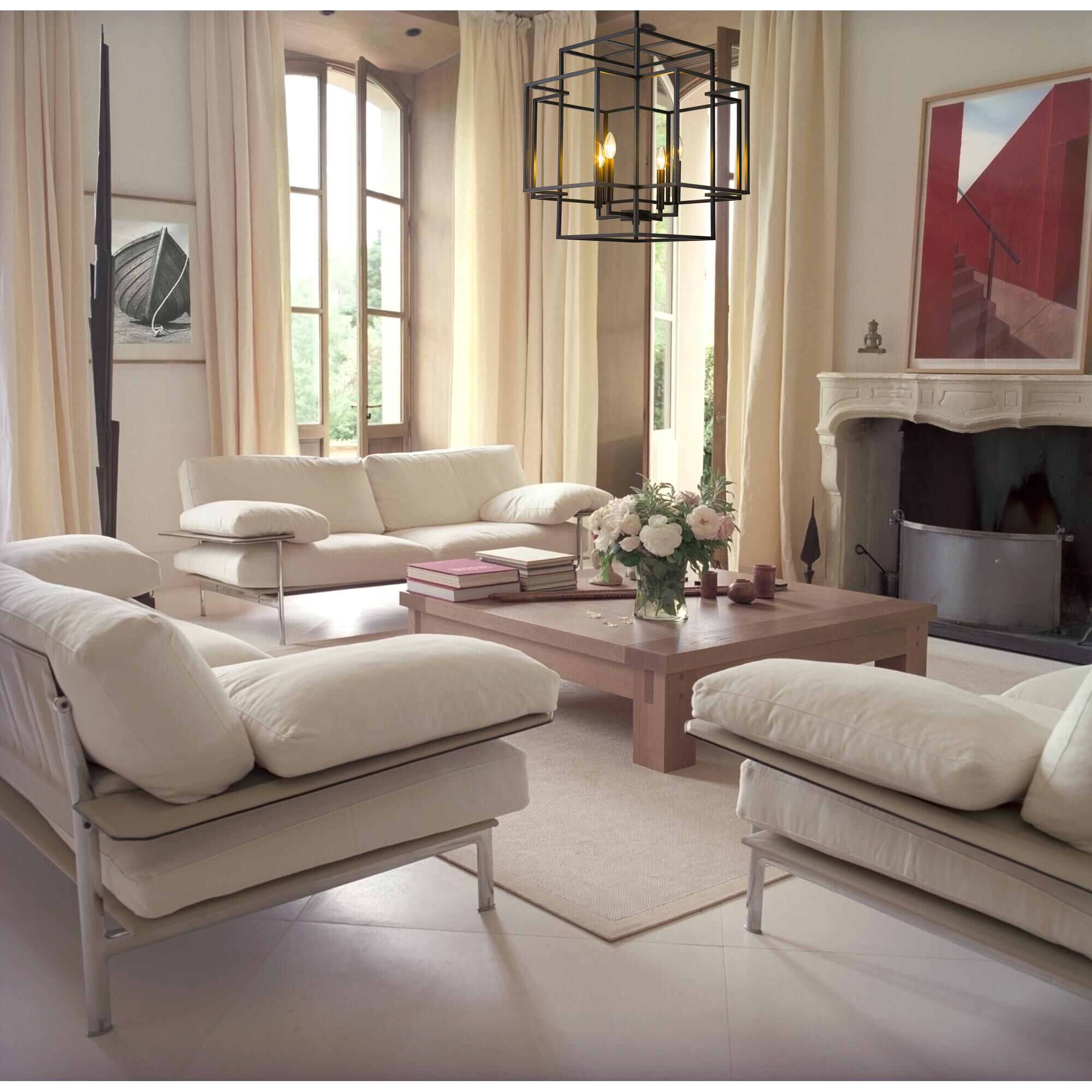 Shown in Matte Black finish and --- glass and --- shade