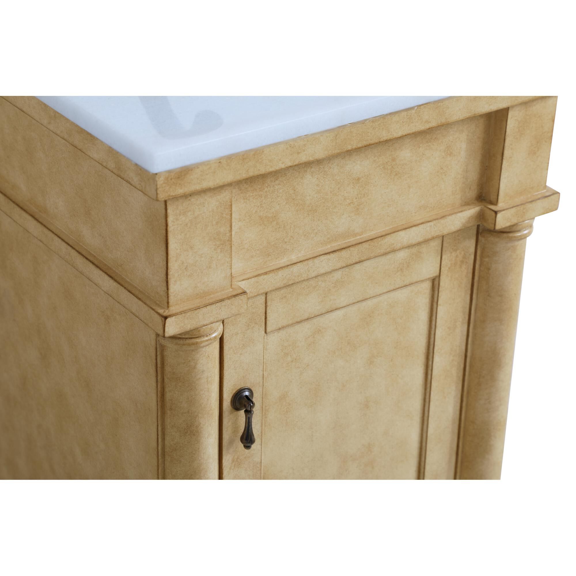 Shown in Antique Beige finish