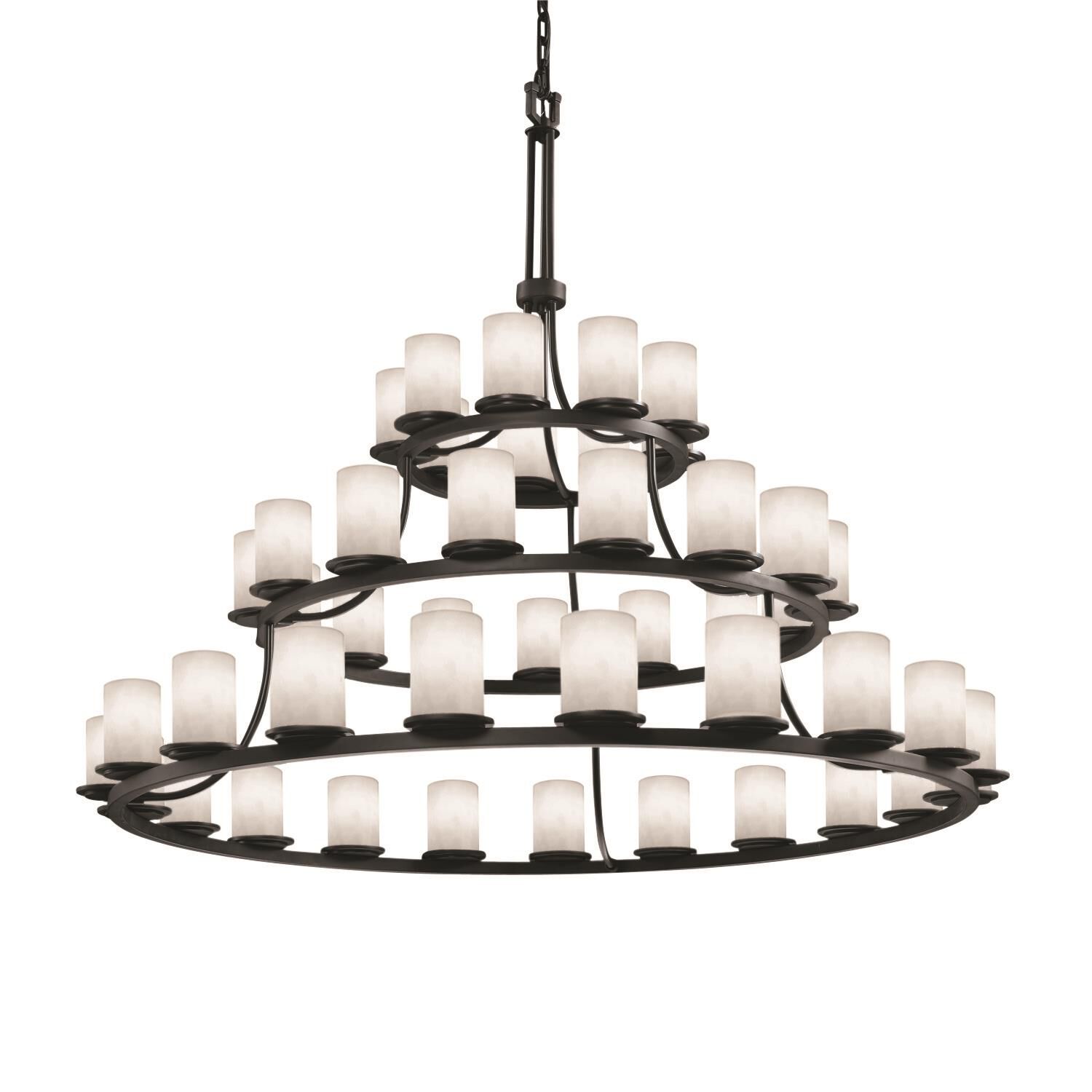 Clouds 60 Inch Chandelier By Justice Design Group