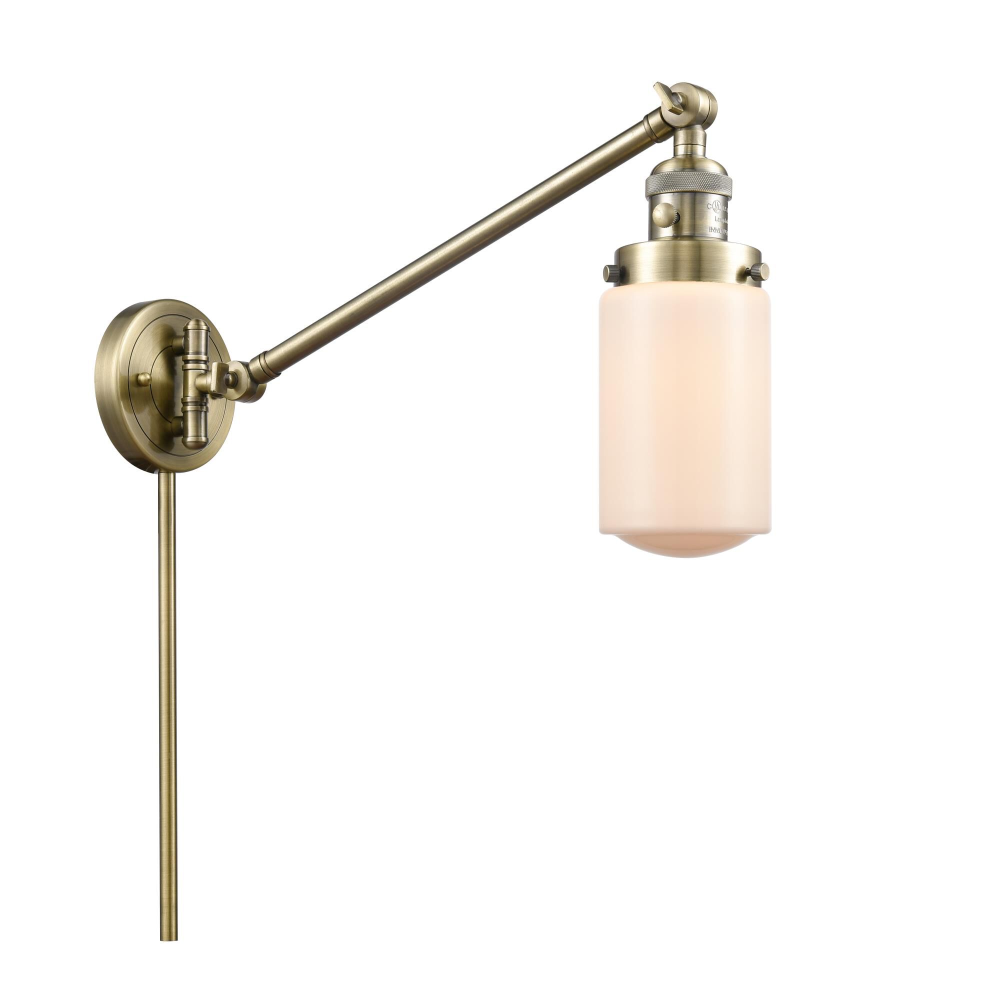 Bruno Marashlian Dover Wall Swing Lamp by Innovations Lighting