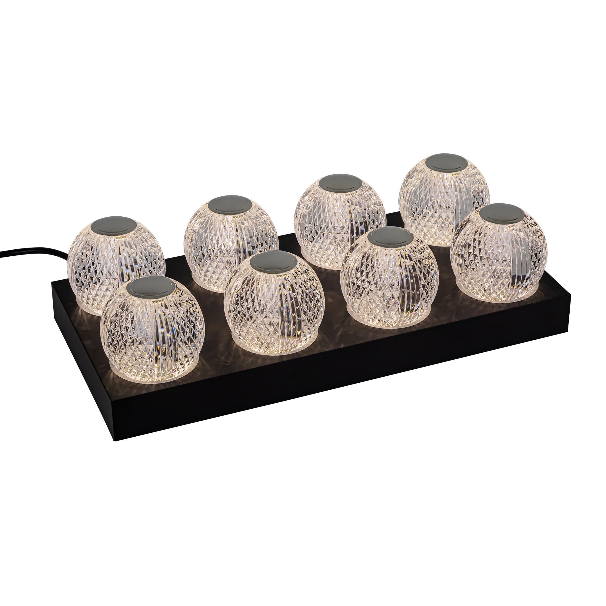 Marni 8-unit Black Charging Station Other Home Accent by Alora Lighting