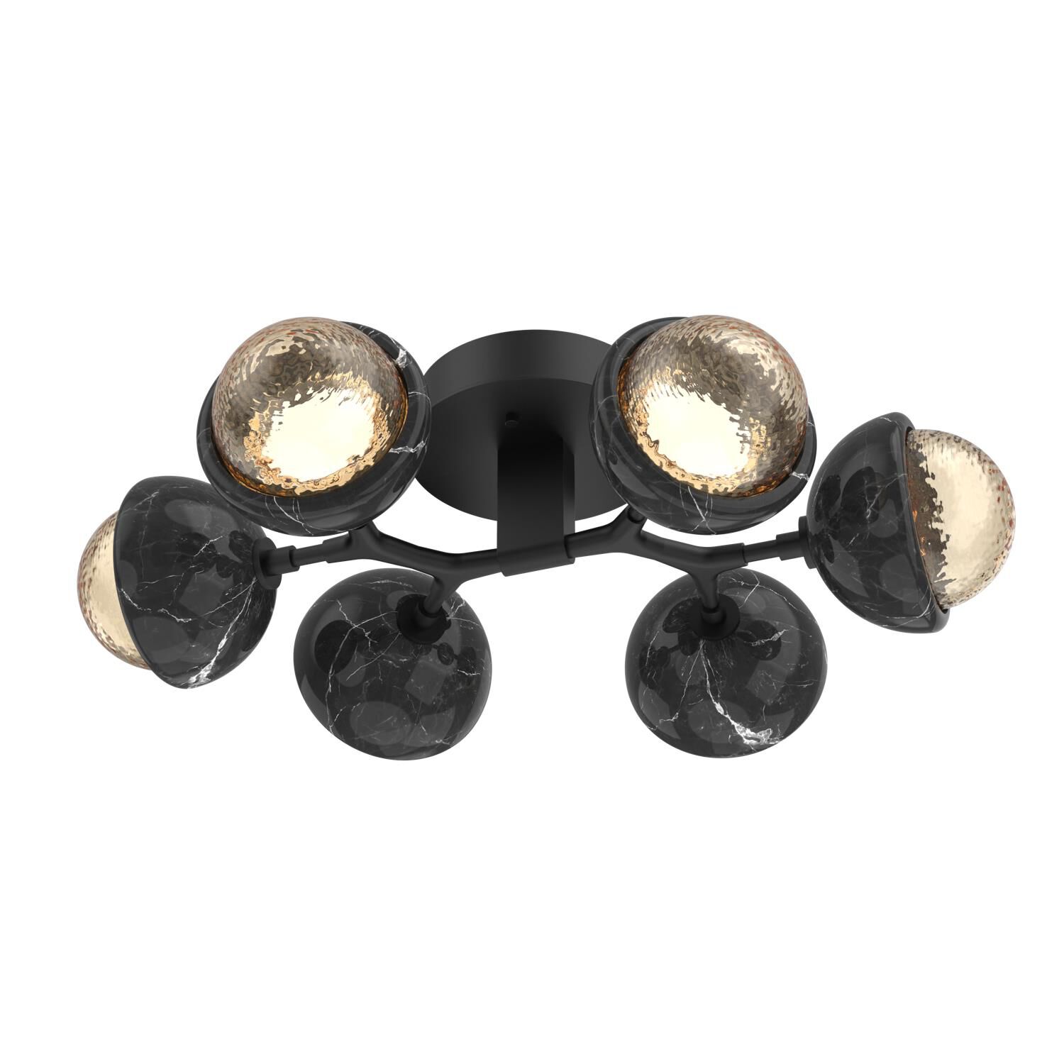 Levi Wilson Cabochon 27 Inch Flush Mount by Hammerton Studio