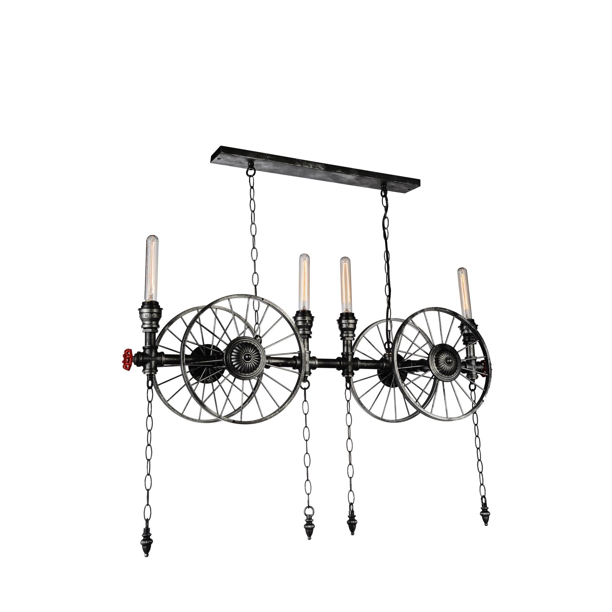 Rio 35 Inch 4 Light Linear Suspension Light by CWI Lighting