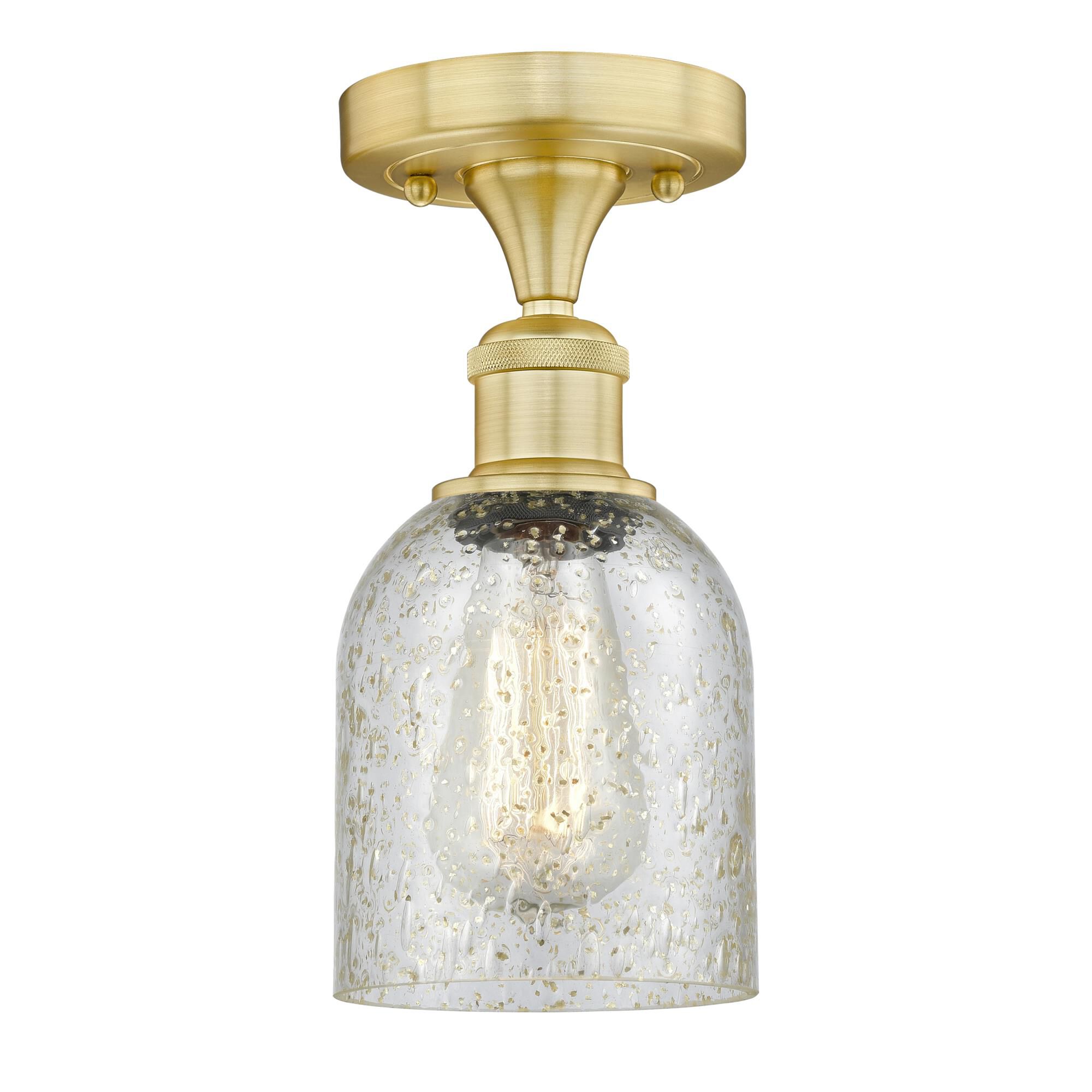 Shown in Satin Gold finish and Mica glass