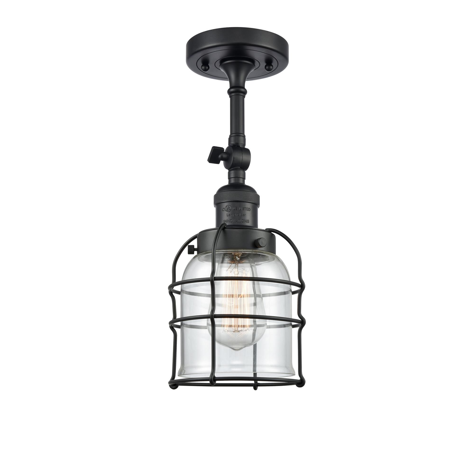 Shown in Matte Black finish and Clear glass and No Accent accent