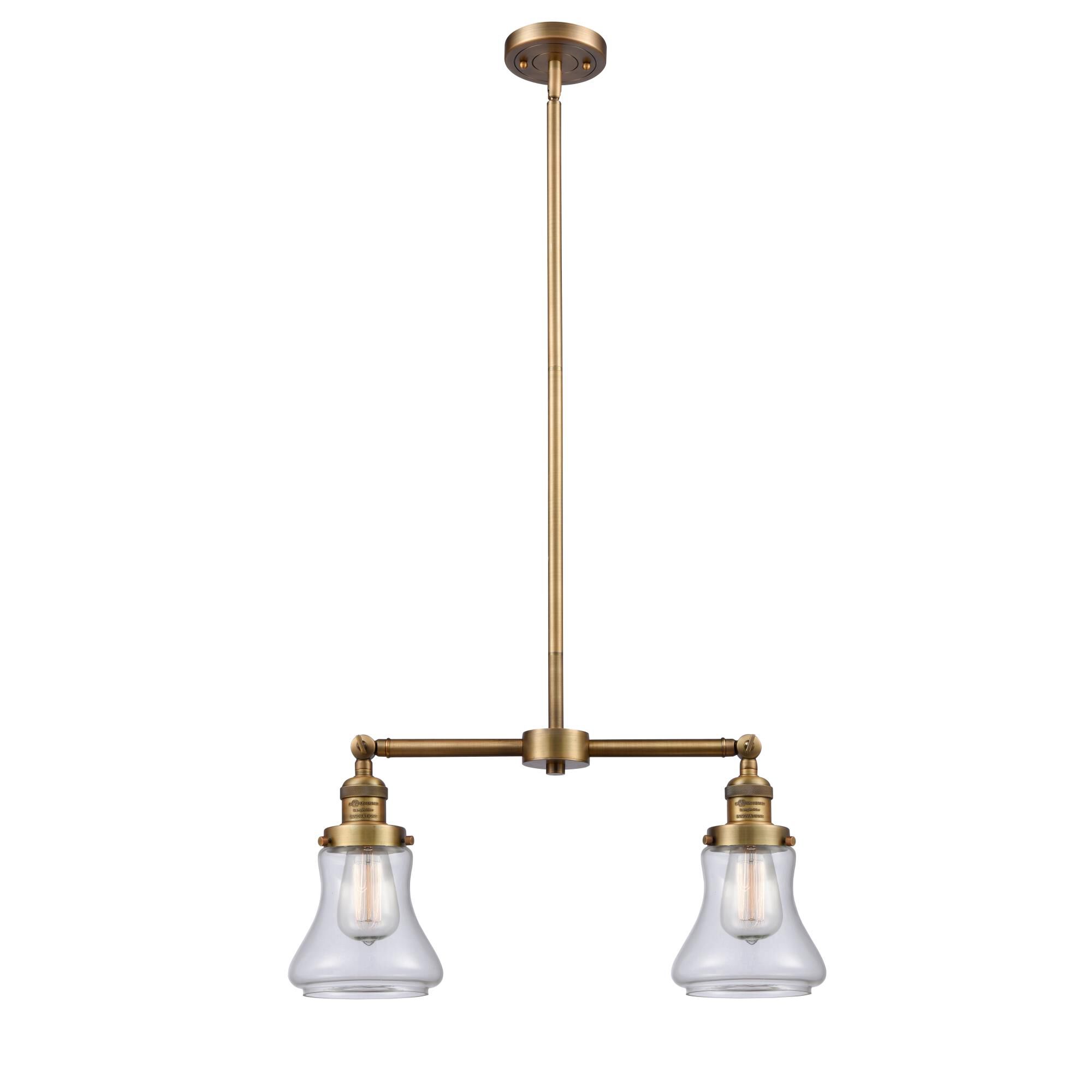 Bruno Marashlian Bellmont 21 Inch 2 Light Mini Chandelier by Innovations Lighting