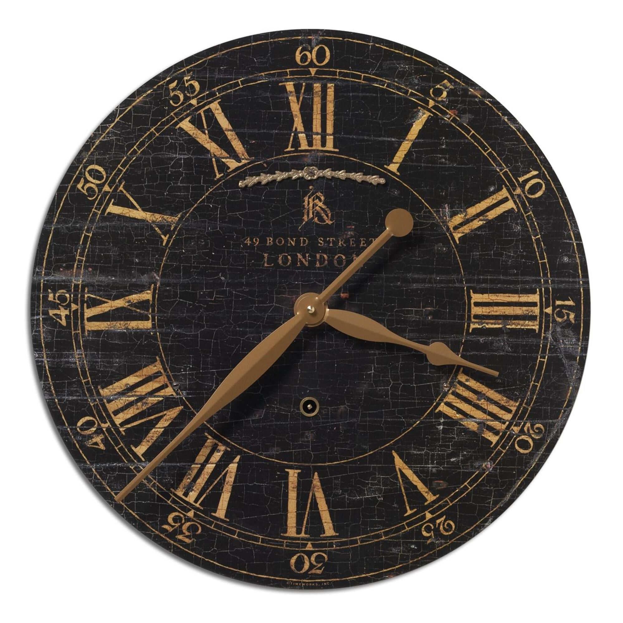 Bond Street Wall Clock by Uttermost