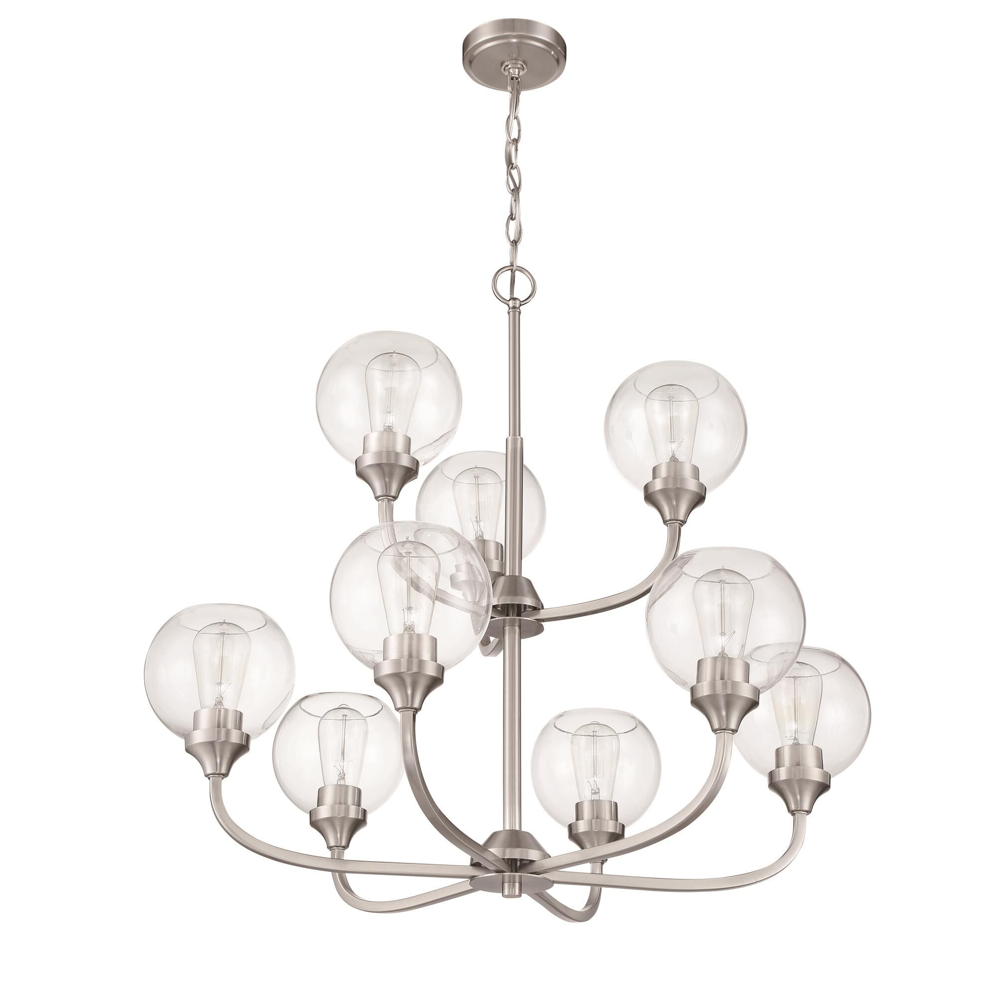 Shown in Brushed Polished Nickel finish