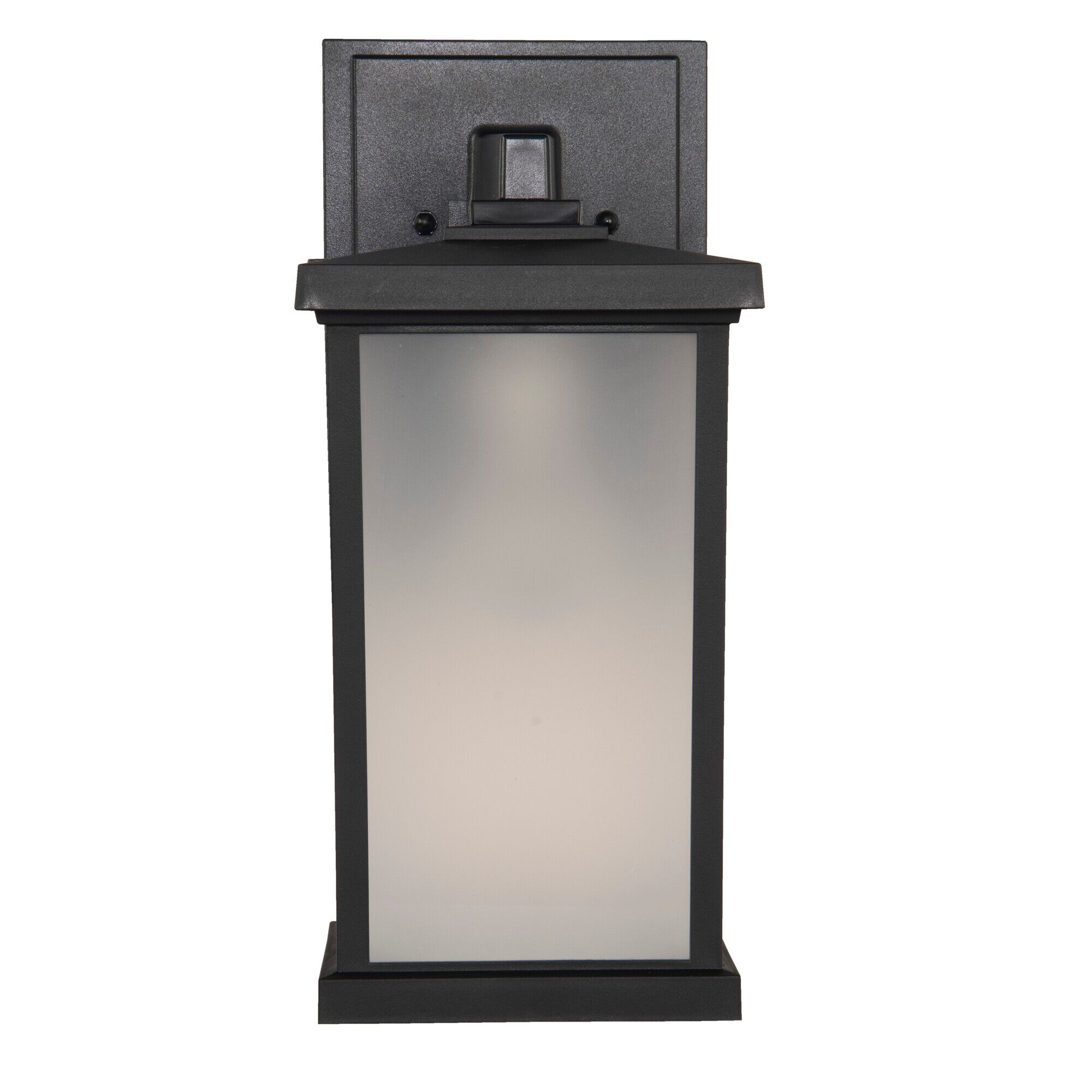 Shown in Textured Matte Black finish and Frosted Polycarbonate shade