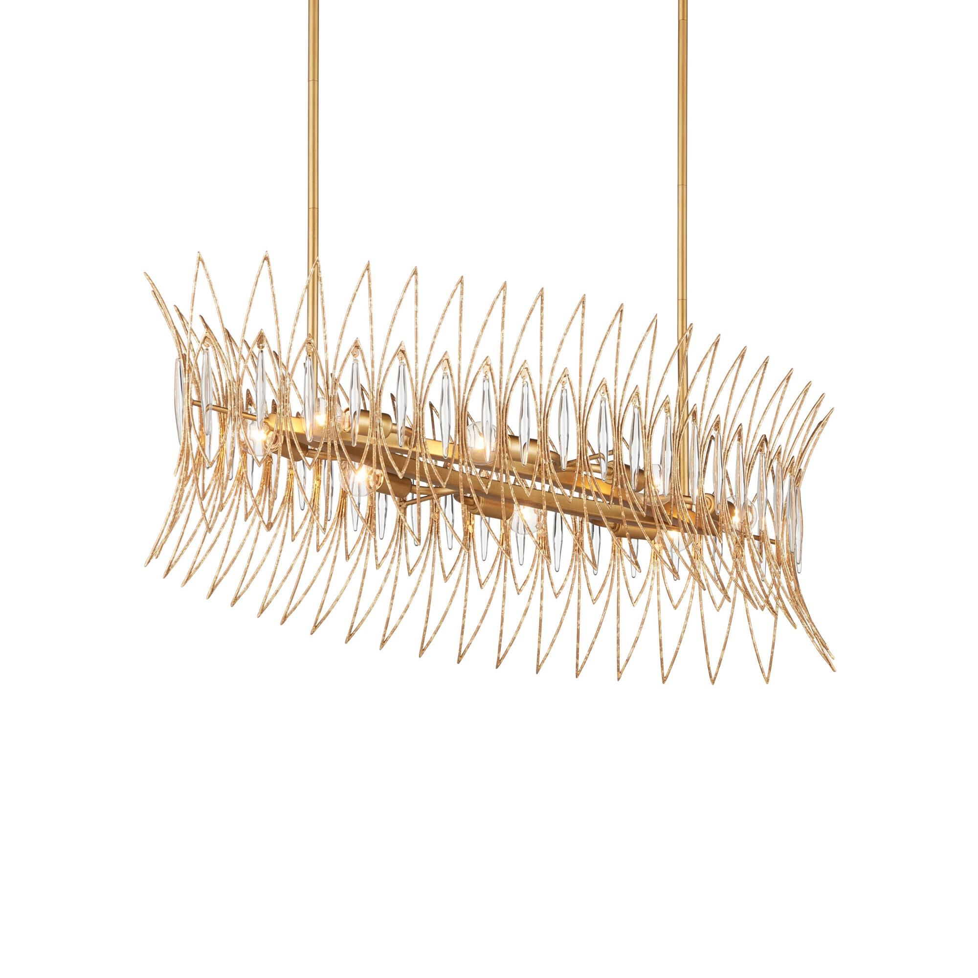 Marquise 40 Inch Linear Suspension Light by Currey and Company