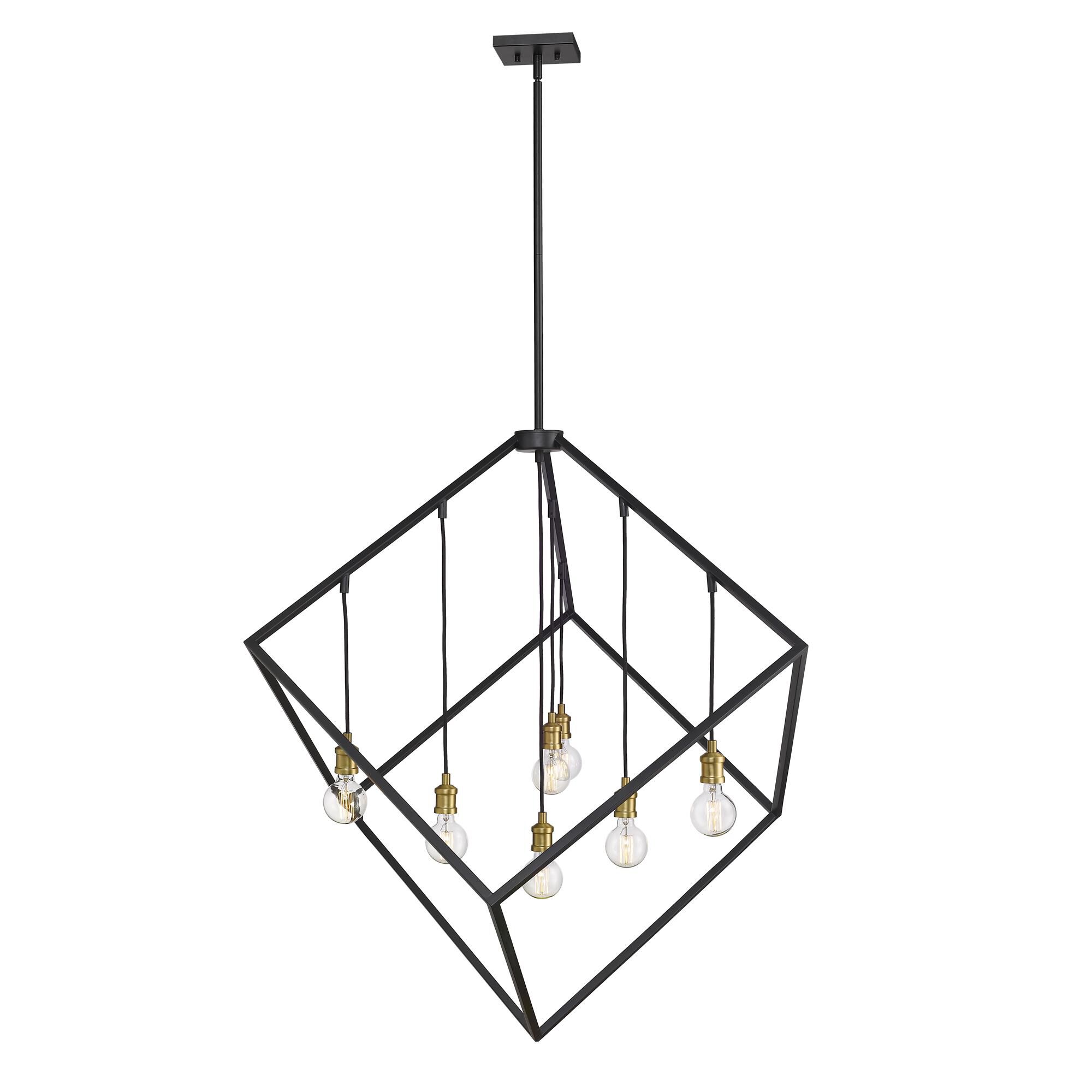 Vertical 44 Inch 7 Light Chandelier by Z-Lite