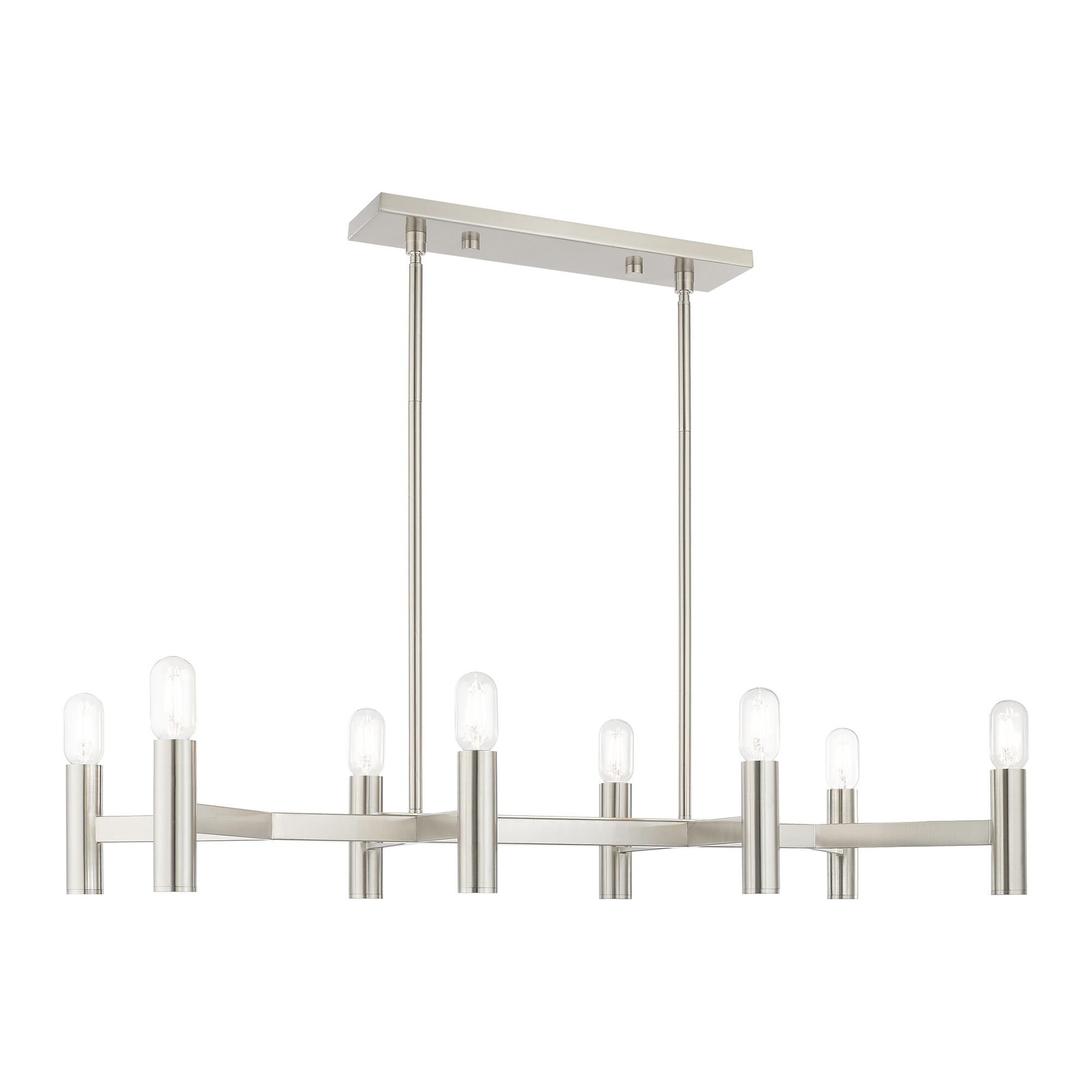 Copenhagen 40 Inch 8 Light Linear Suspension Light by Livex Lighting
