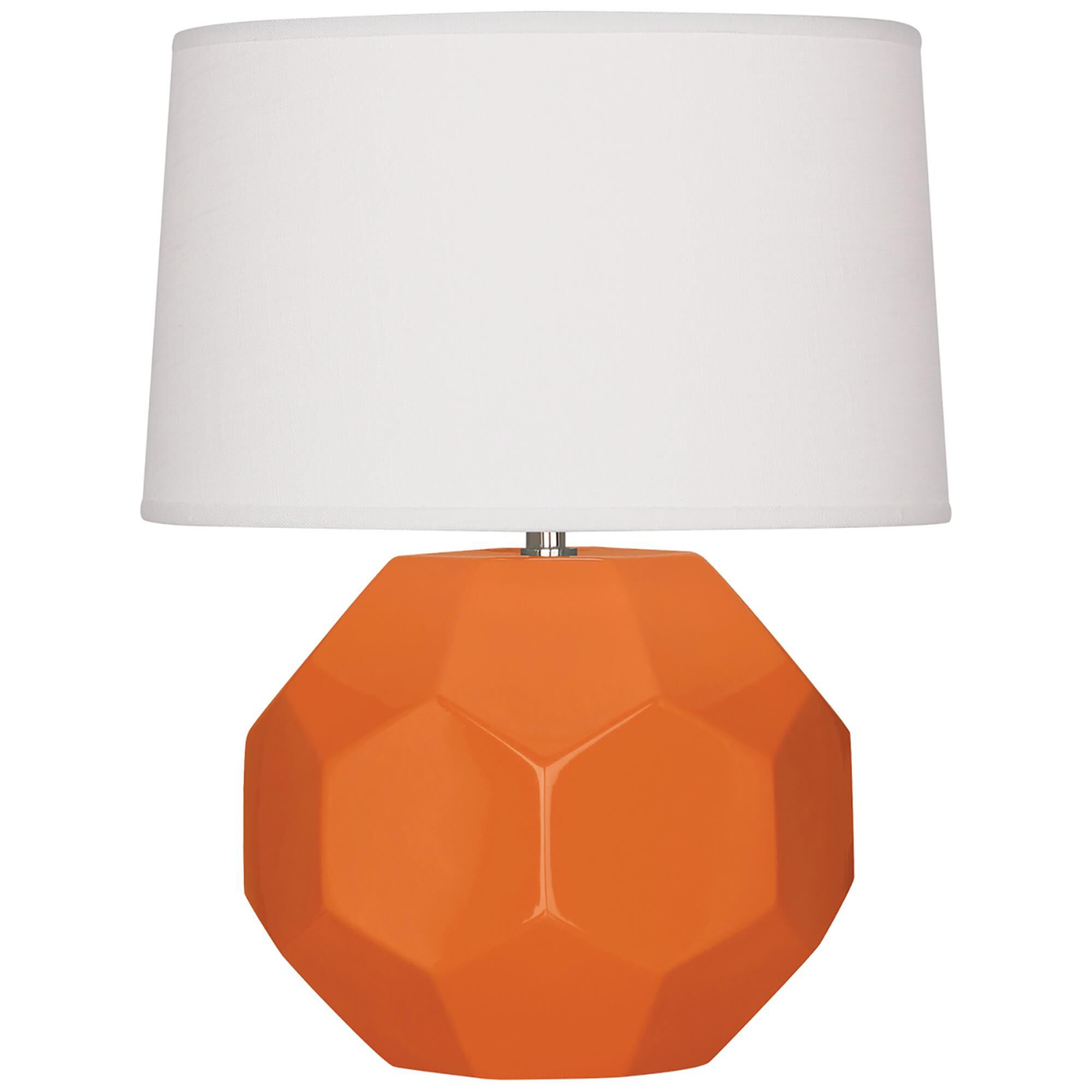 Shown in Pumpkin Glazed Ceramic finish