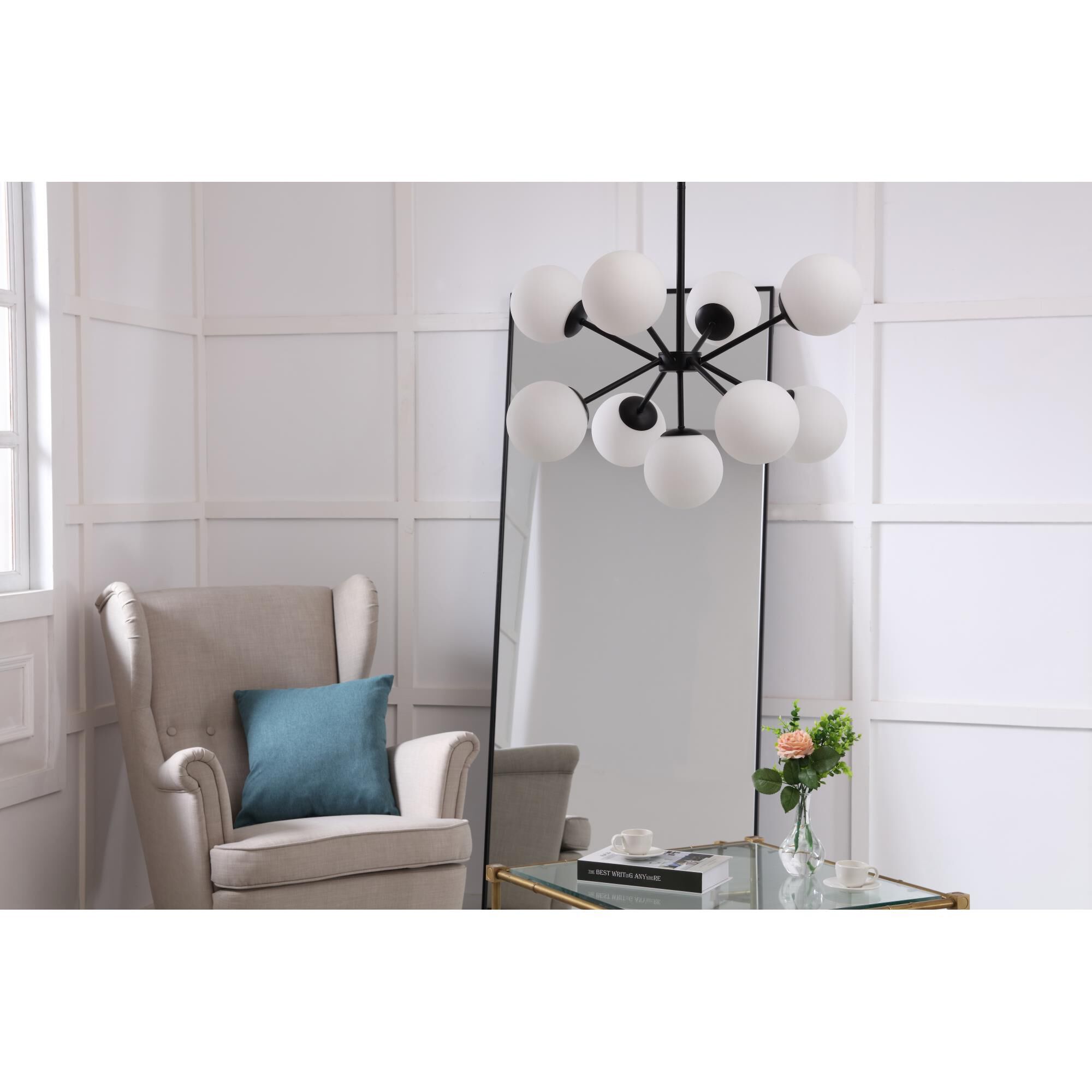 Jupiter 26 Inch Large Pendant by Elegant Lighting