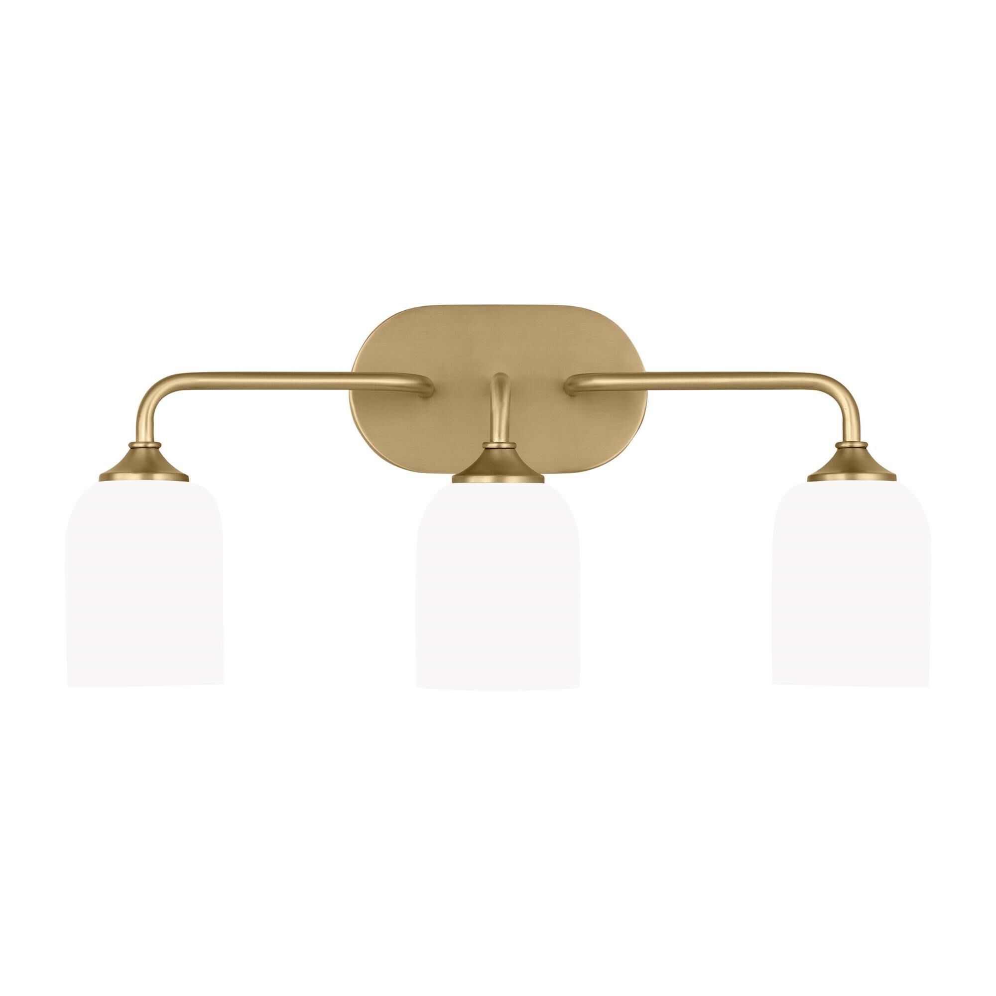 Shown in Satin Bronze finish and Etched / White Inside Glass s shade