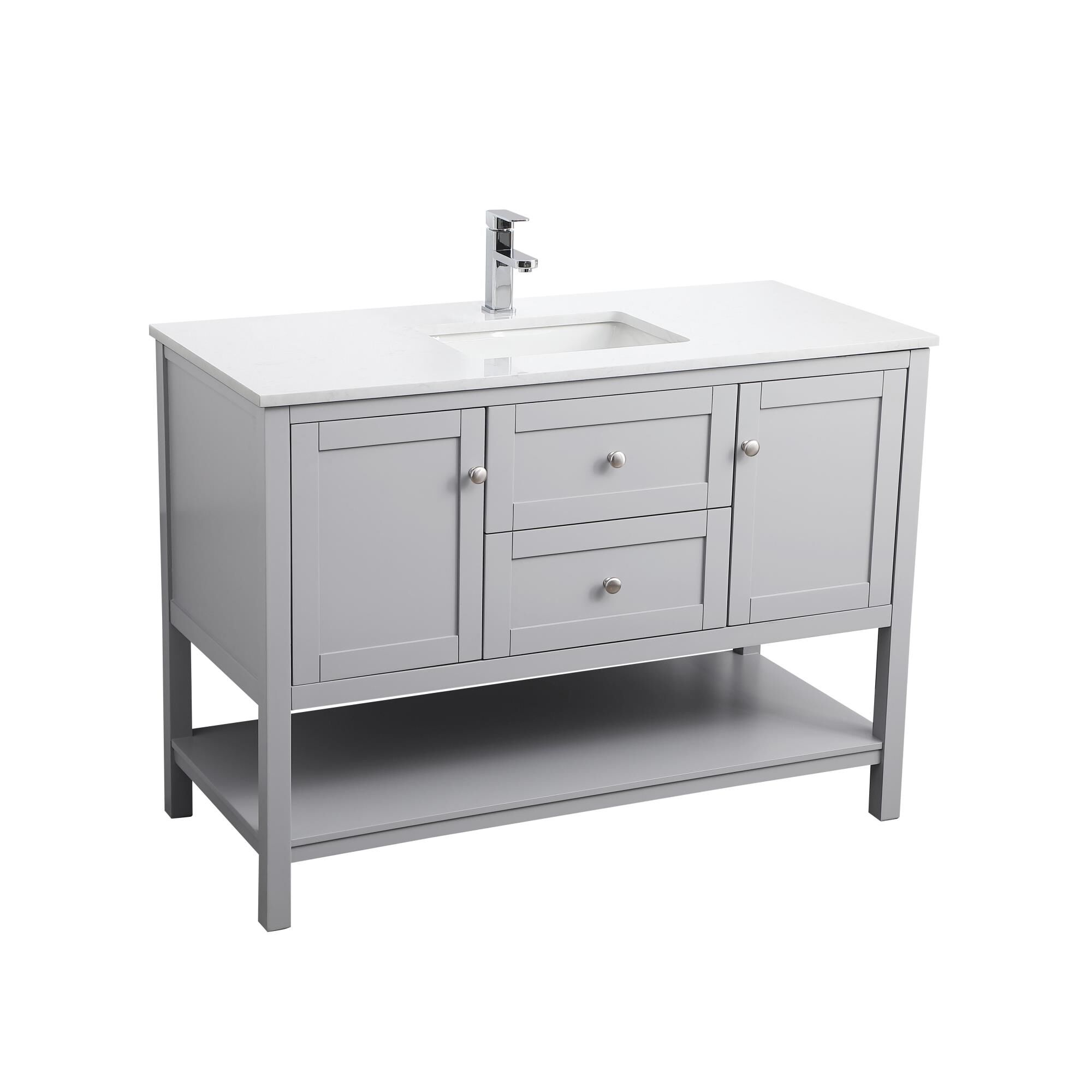 Shown in Grey finish