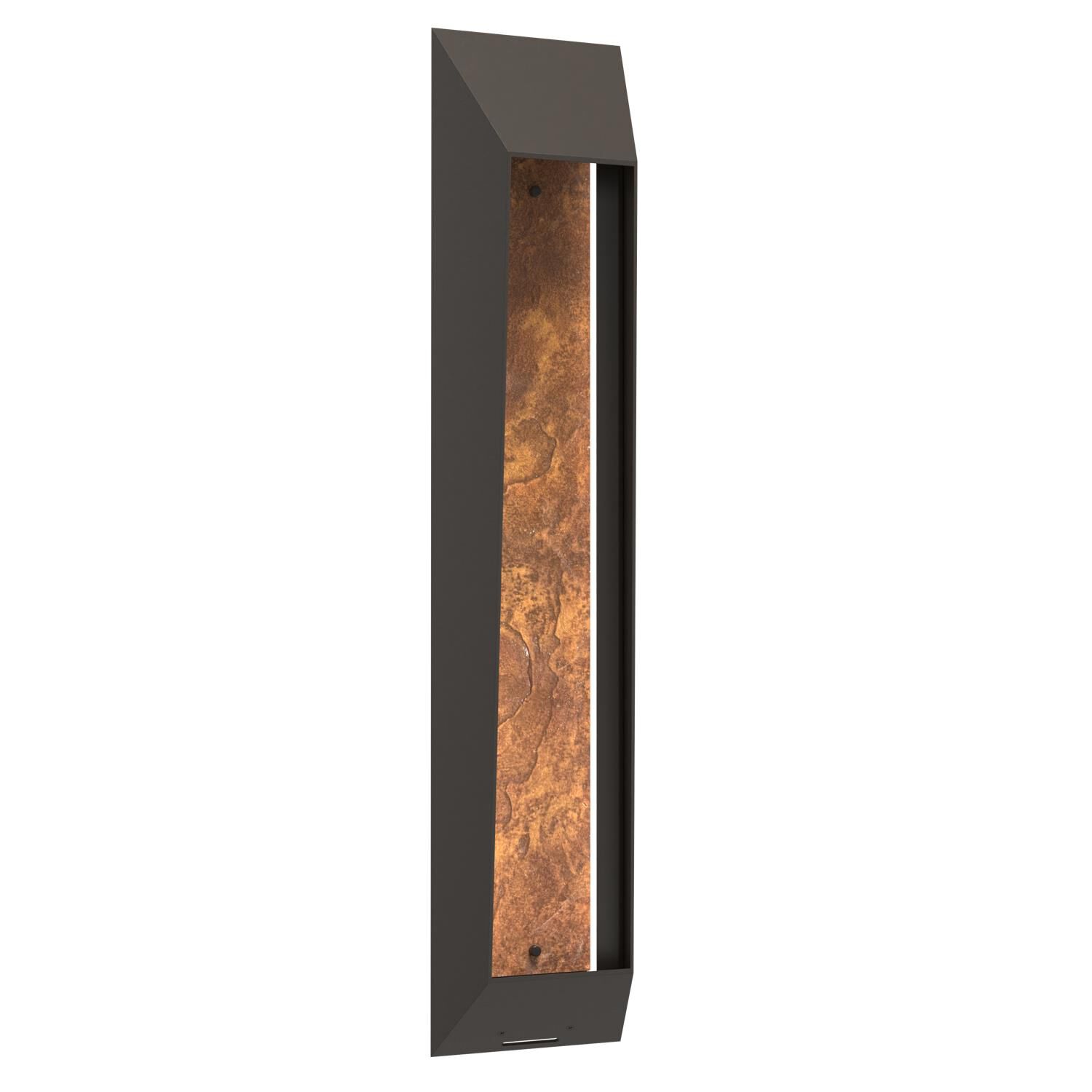 Shown in Statuary Bronze finish and Sienna Slate Motif accent
