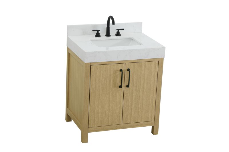 Nathan 30 Inch Bath Vanity by Elegant Dcor