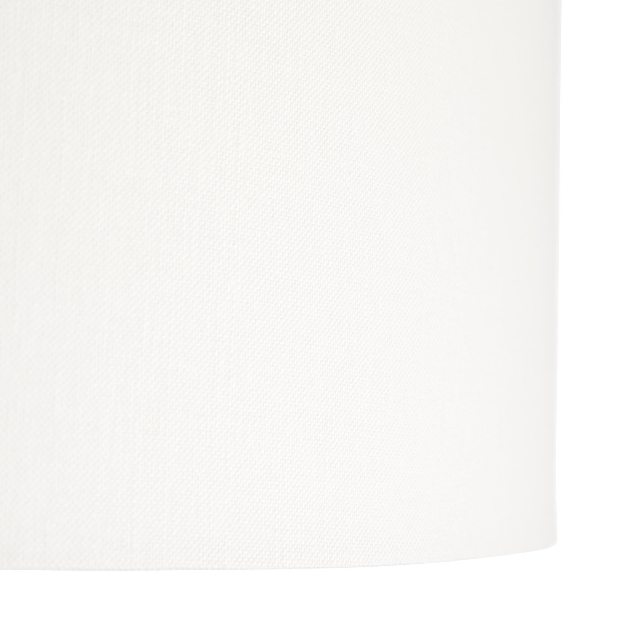 Shown in Clear finish and Linen shade