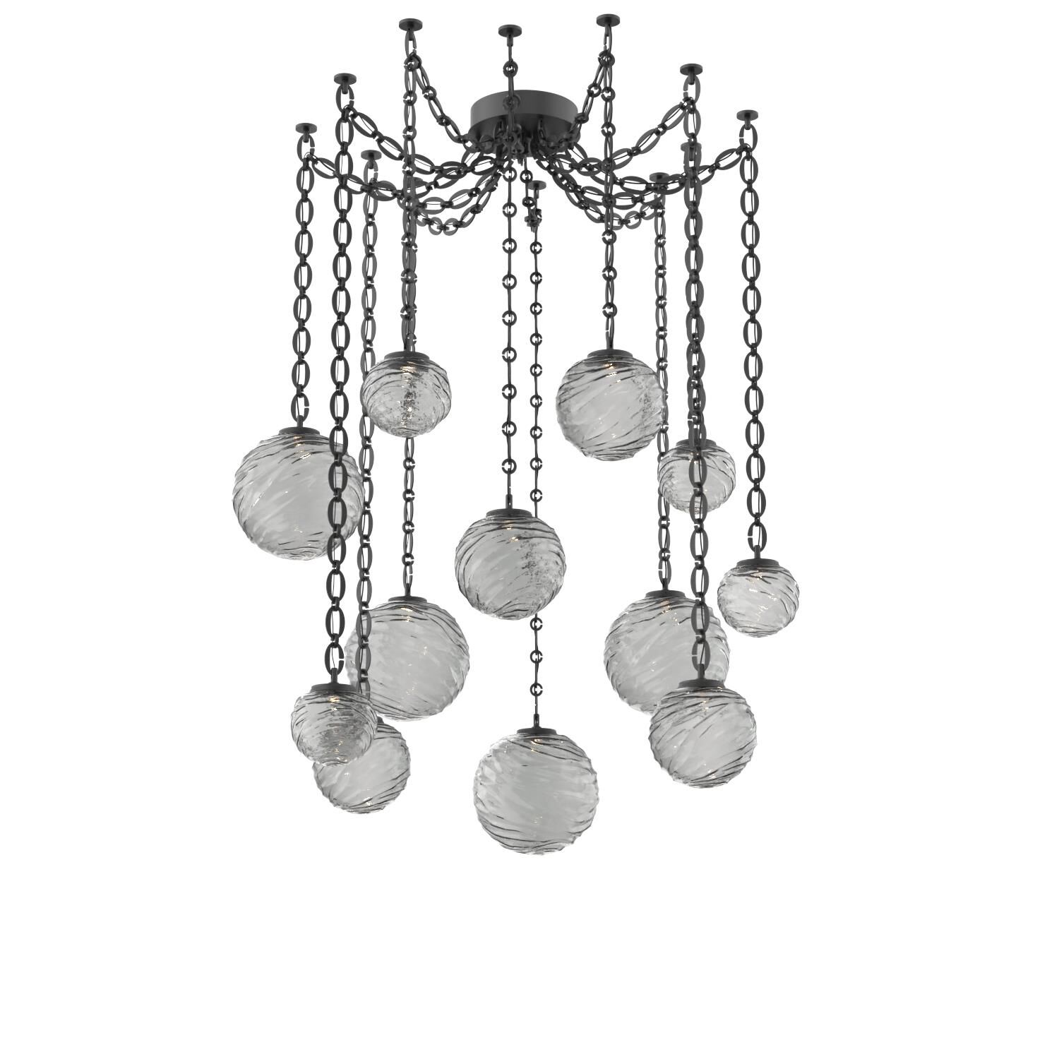 Levi Wilson Gaia 19 Inch Multi Pendant Light by Hammerton Studio