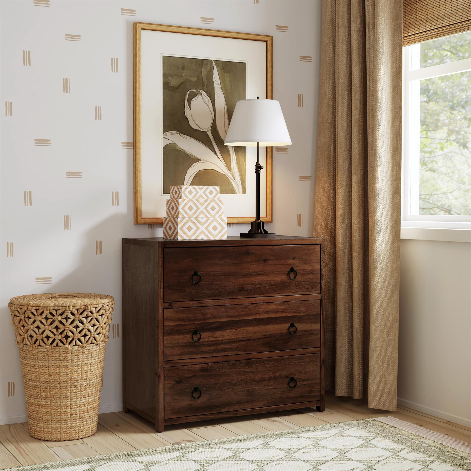 Shown in Walnut finish