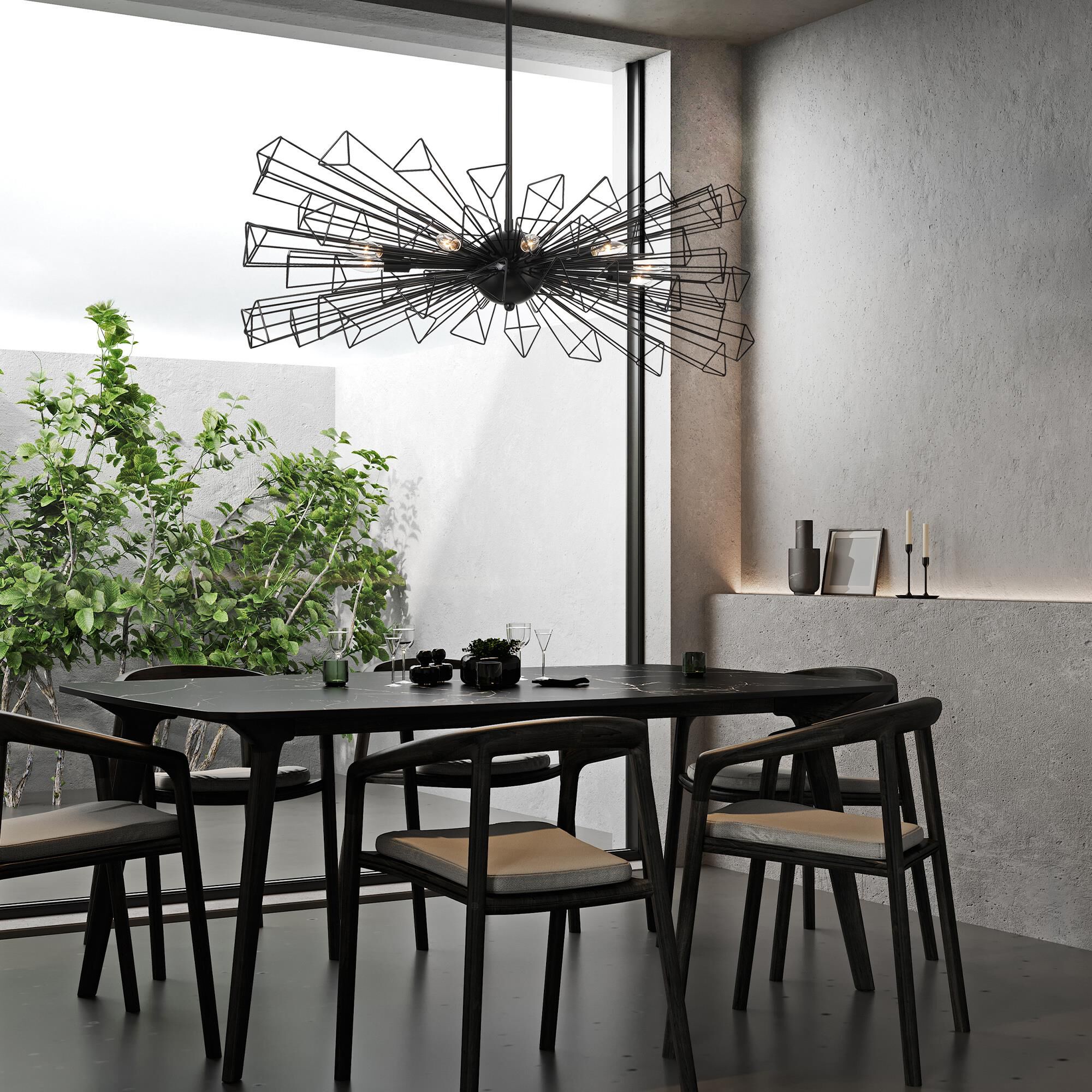 Dendelio Medium Linear Chandelier,