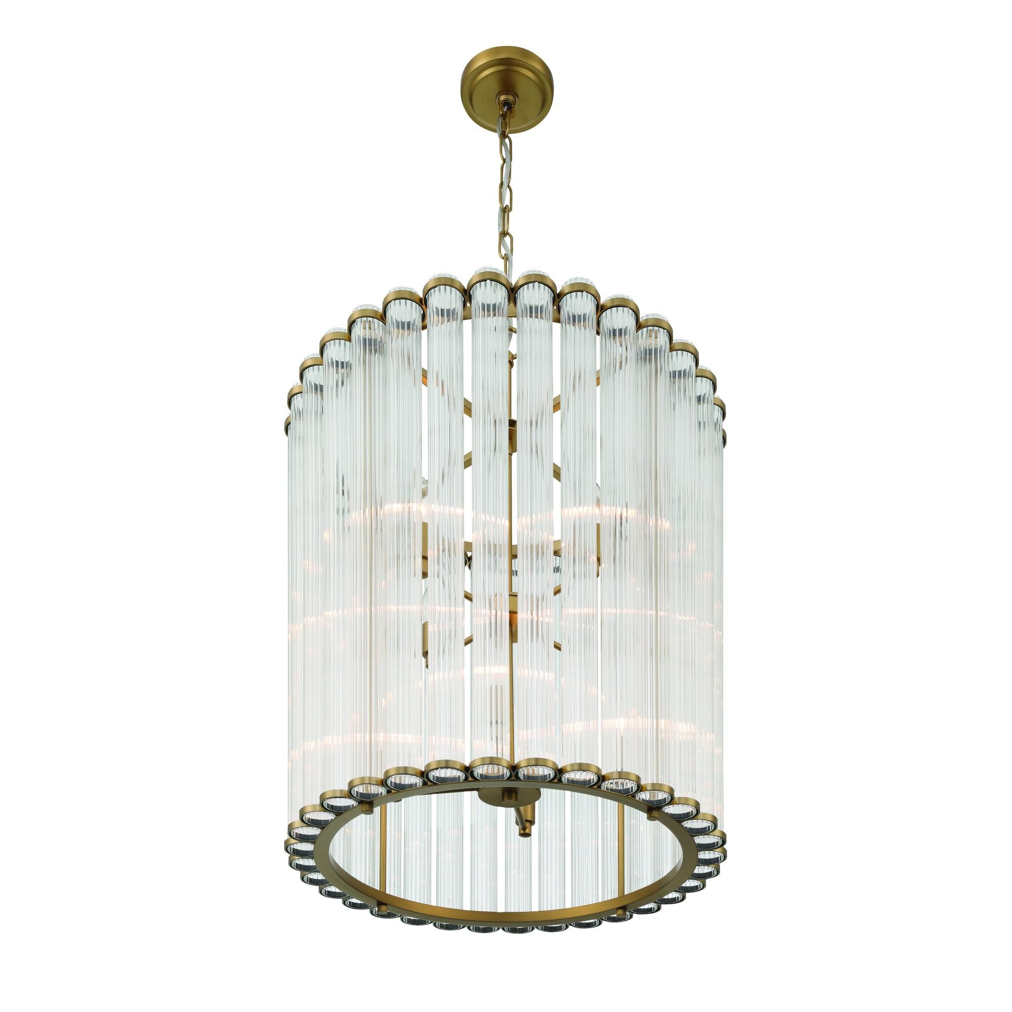 Glasbury Chandelier by Eurofase Lighting