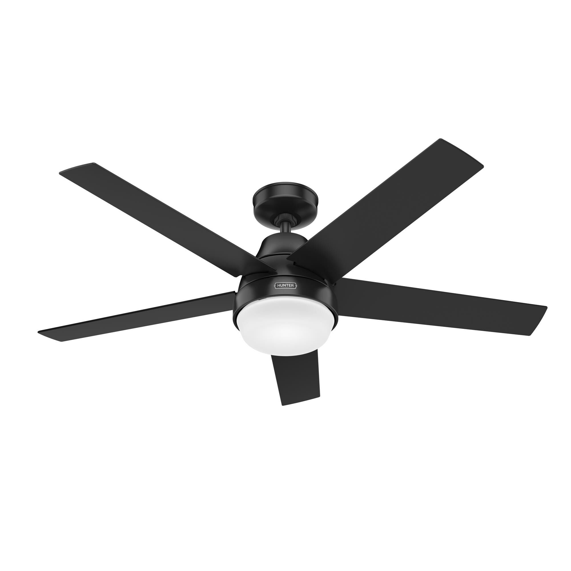 Shown in Matte Black finish and Includes Integrated Light Kit With Painted Cased White ;Twist Lock :Yes glass