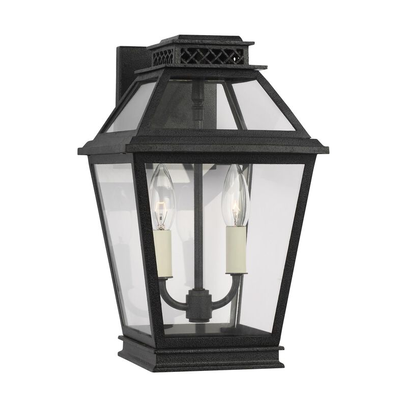 Chapman & Myers Falmouth 13 Inch Tall 2 Light Outdoor Wall Light by Visual Comfort Studio Collection