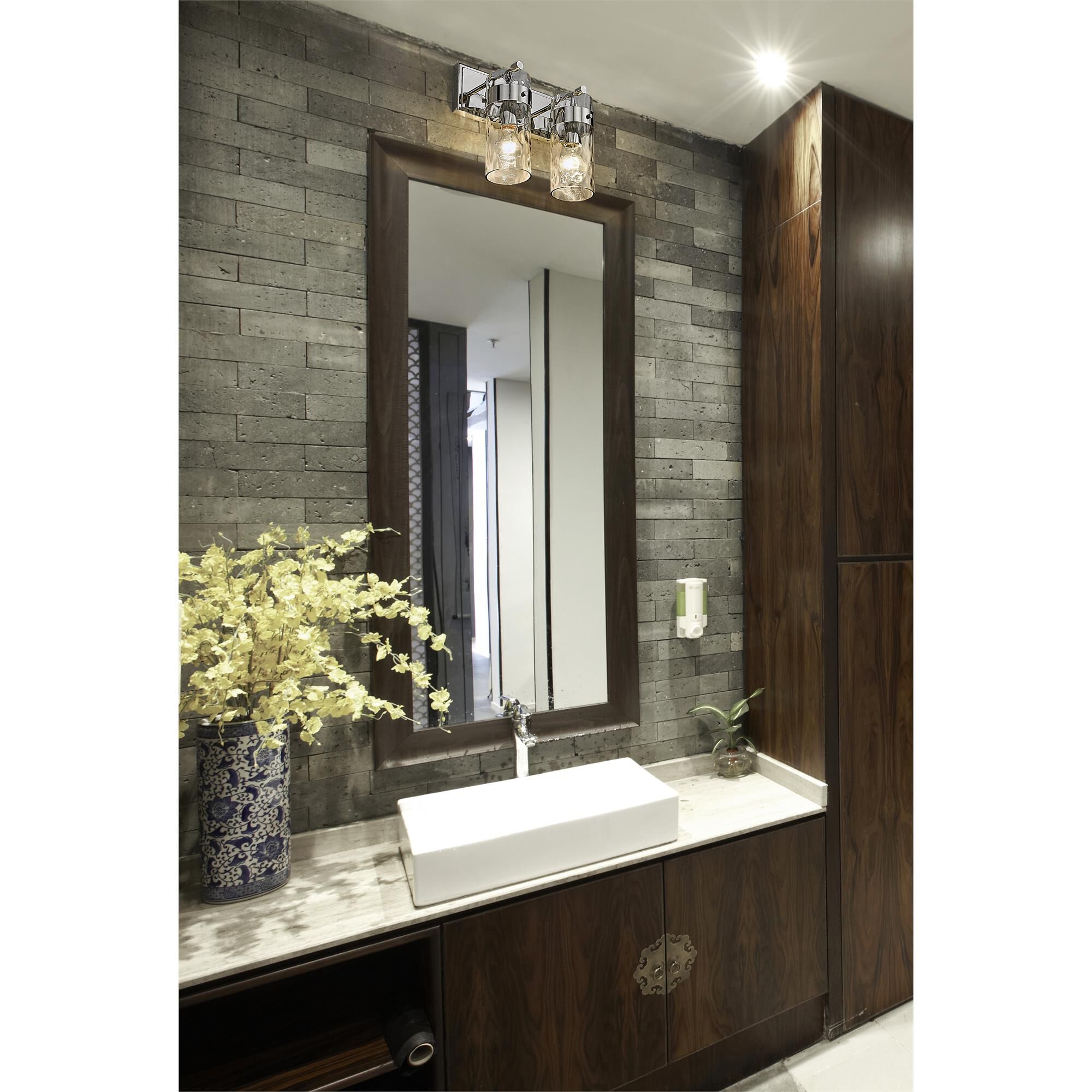 Fontaine 14 Inch 2 Light Bath Vanity Light by Z-Lite