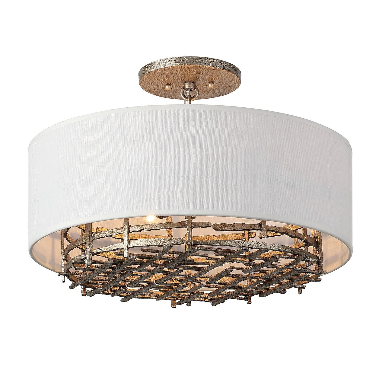 Cameo 20 Inch 4 Light Semi Flush Mount by Savoy House
