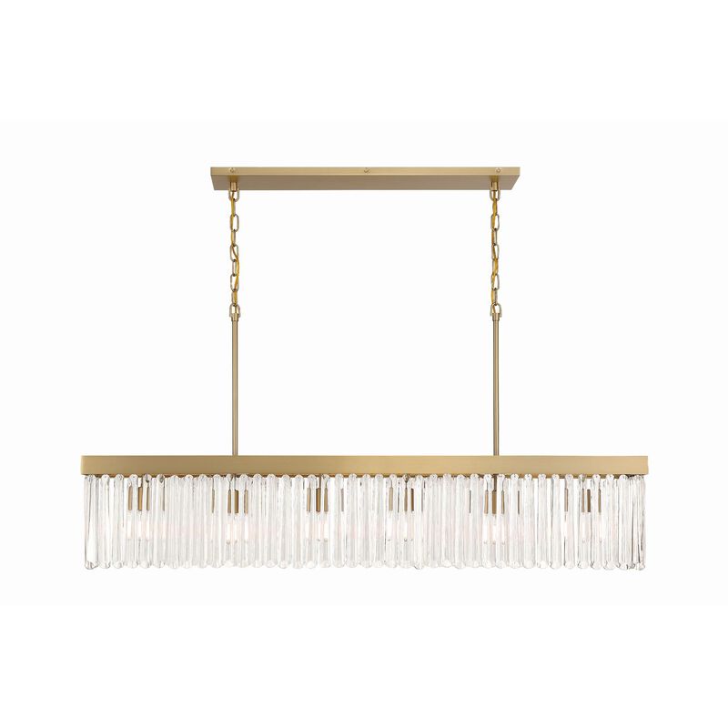 Emory Medium Linear Chandelier by Crystorama