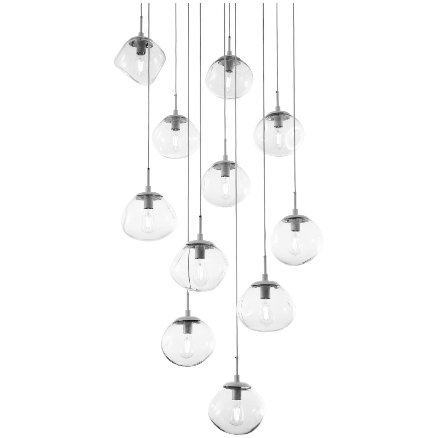 Levi Wilson Nebula 37 Inch 11 Light Multi Light Pendant by Hammerton Studio