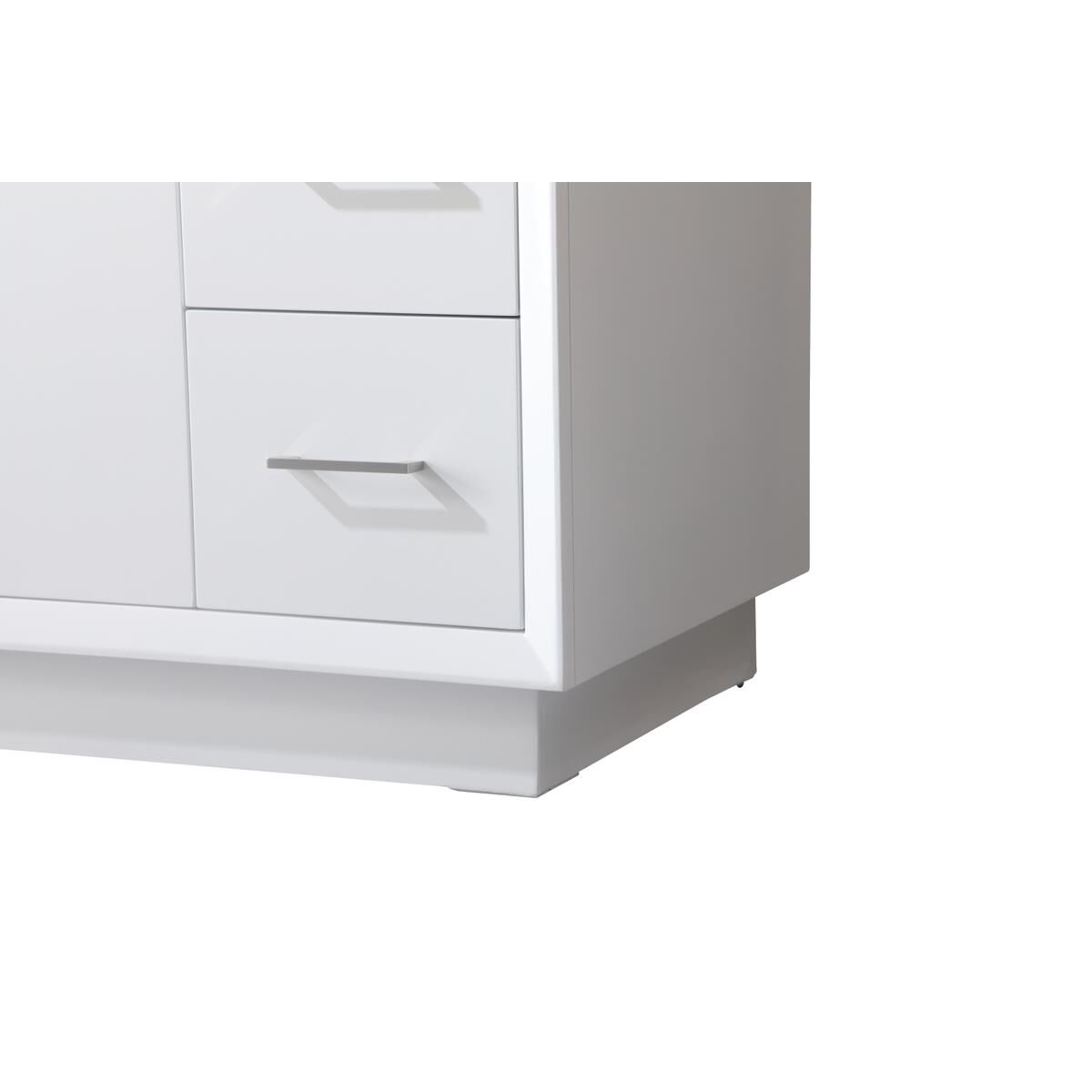 Shown in White finish