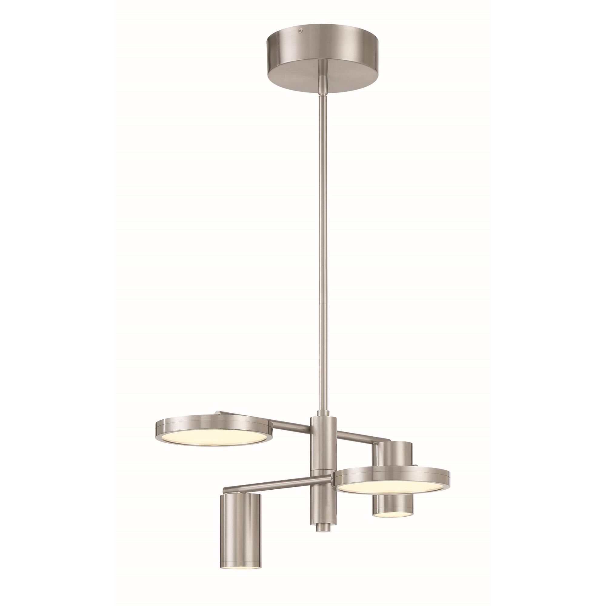 Swivel 20 Inch 4 Light LED Mini Chandelier by Kovacs